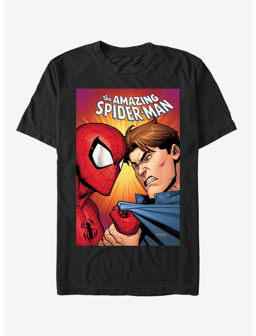 Marvel Spider-Man Fight T-Shirt, BLACK, hi-res