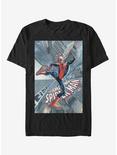 Marvel Spider-Man City Free Fall  T-Shirt, BLACK, hi-res