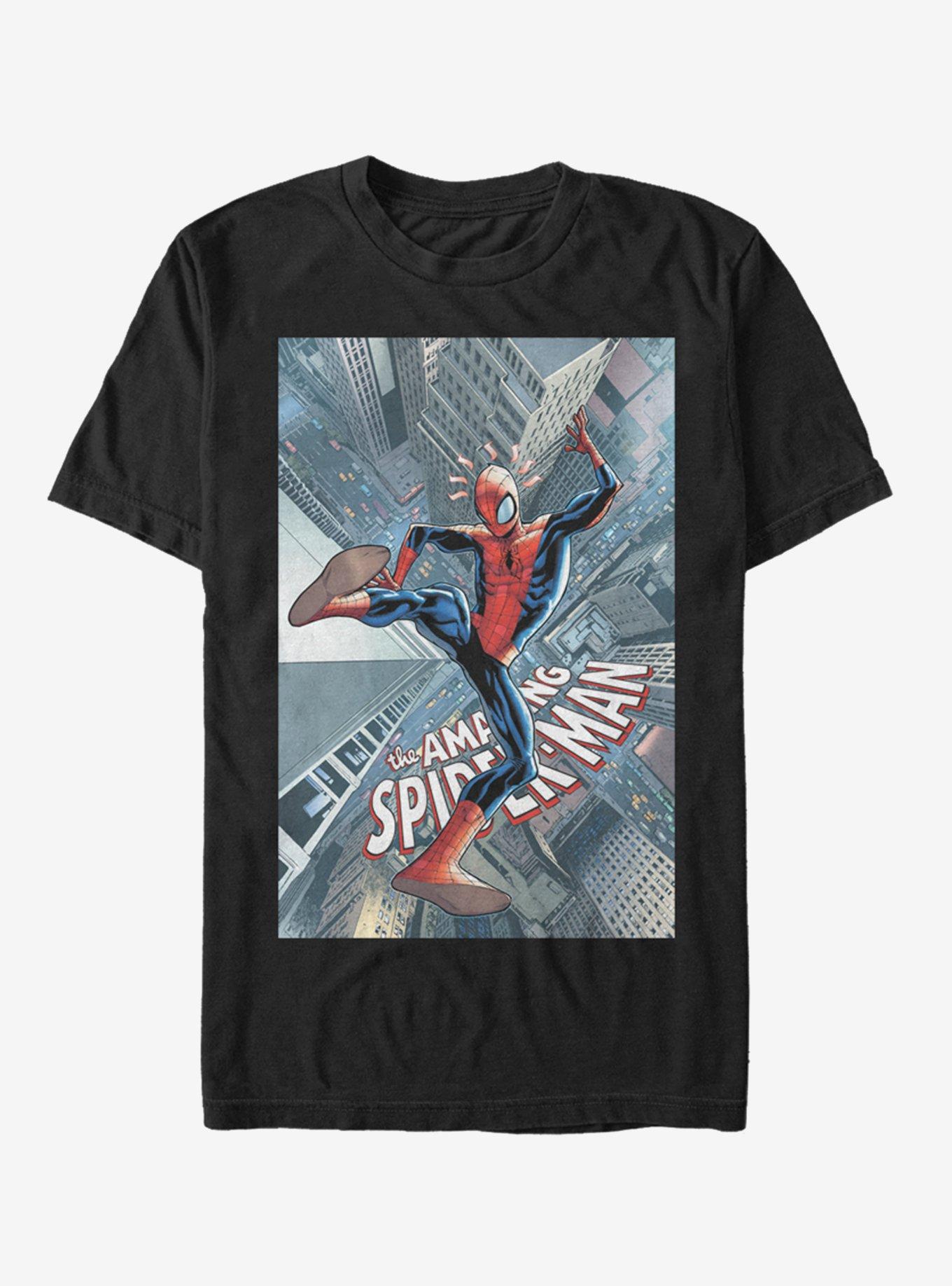 Marvel Spider-Man City Free Fall  T-Shirt, , hi-res