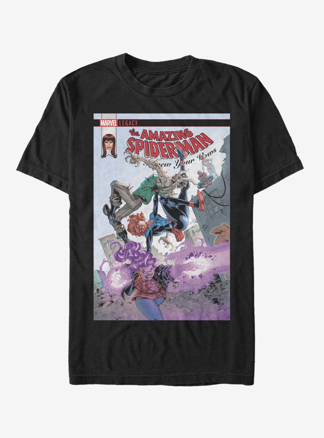 Marvel Spider-Man Spider Vows T-Shirt, BLACK, hi-res