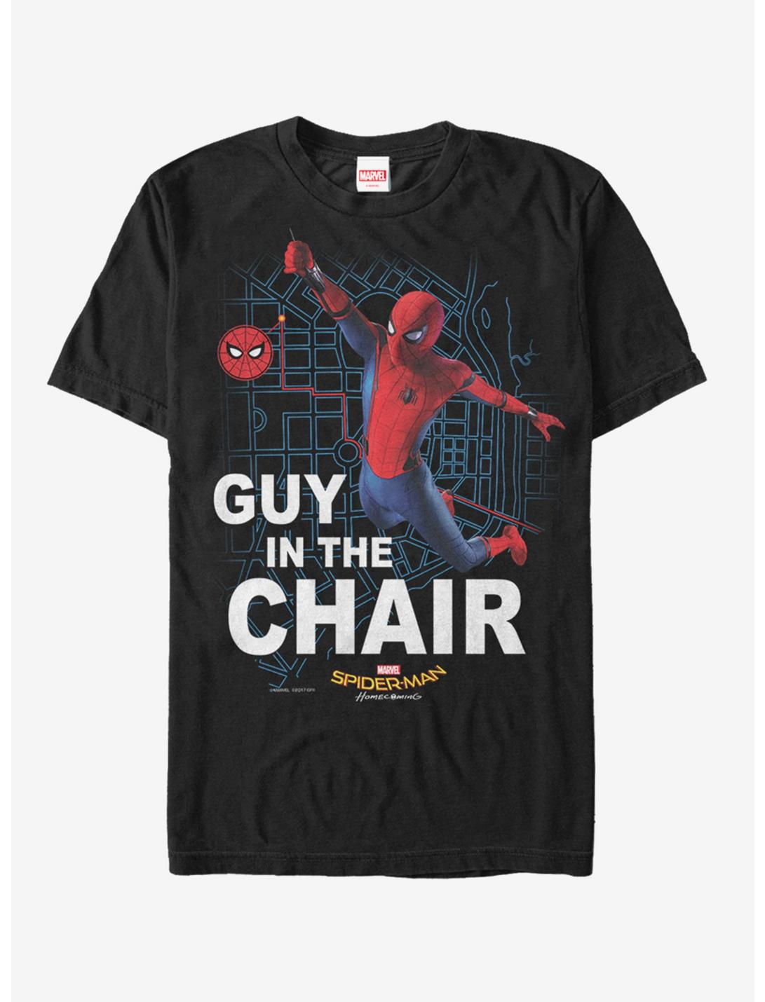 Marvel Spider-Man: Homecoming Guy In The Chair T-Shirt, BLACK, hi-res