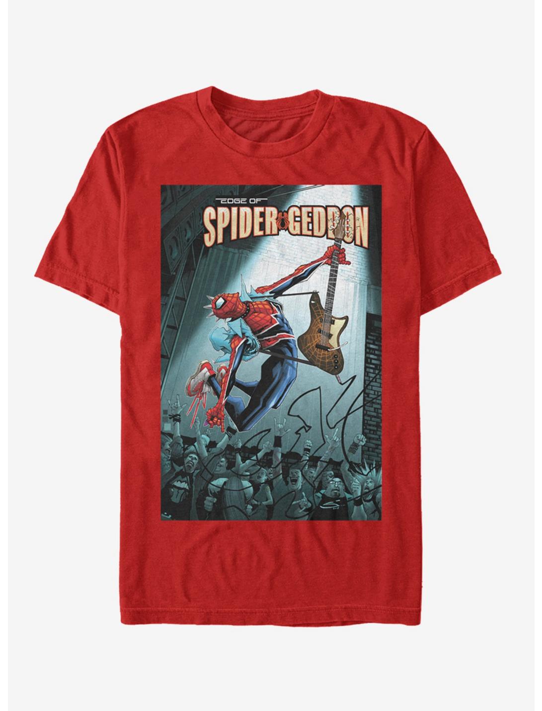 Marvel Spider-Man Spidergeddon Rock Guitar T-Shirt, RED, hi-res