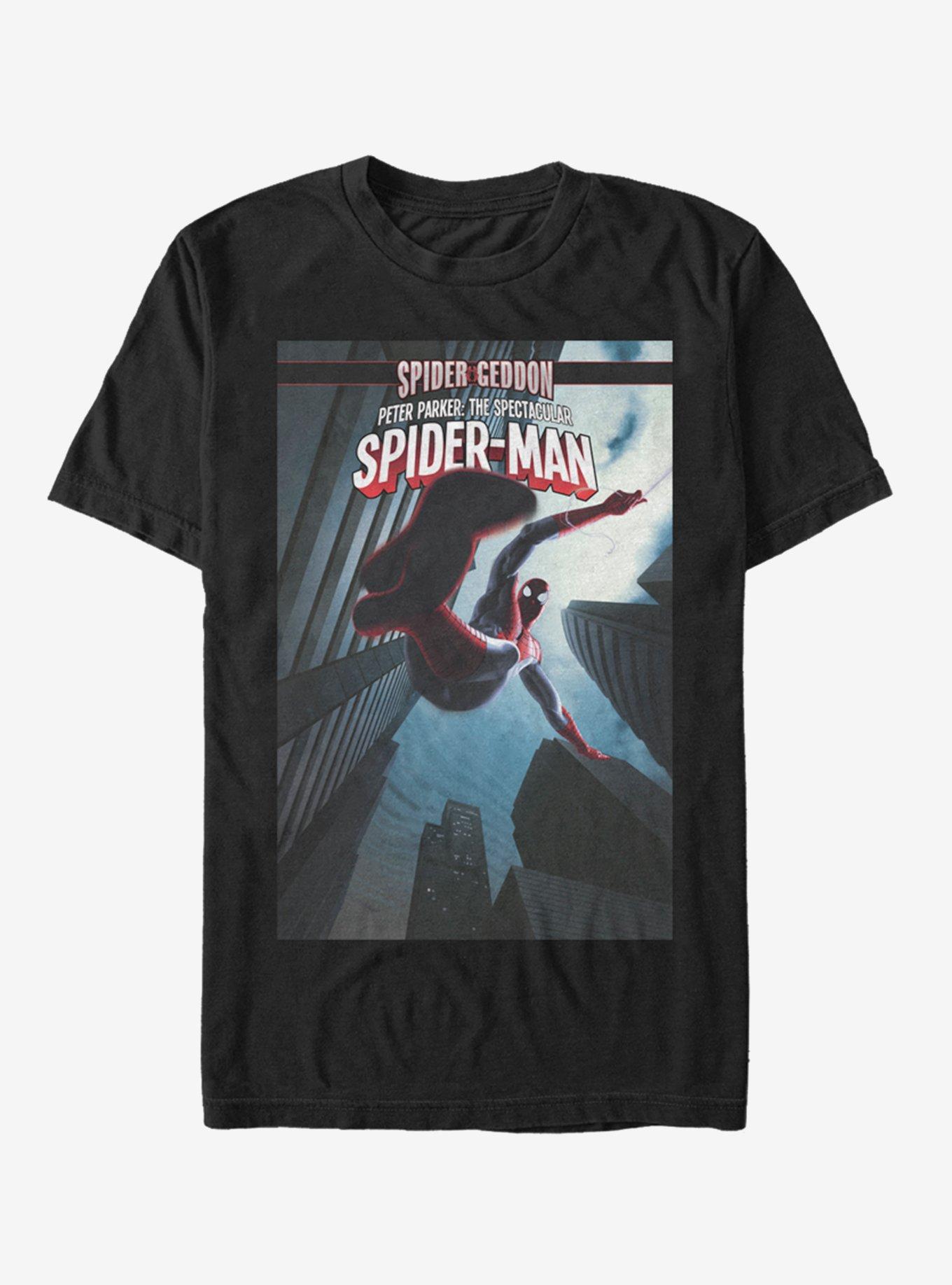 Marvel Spider-Man Peter Parker T-Shirt, BLACK, hi-res