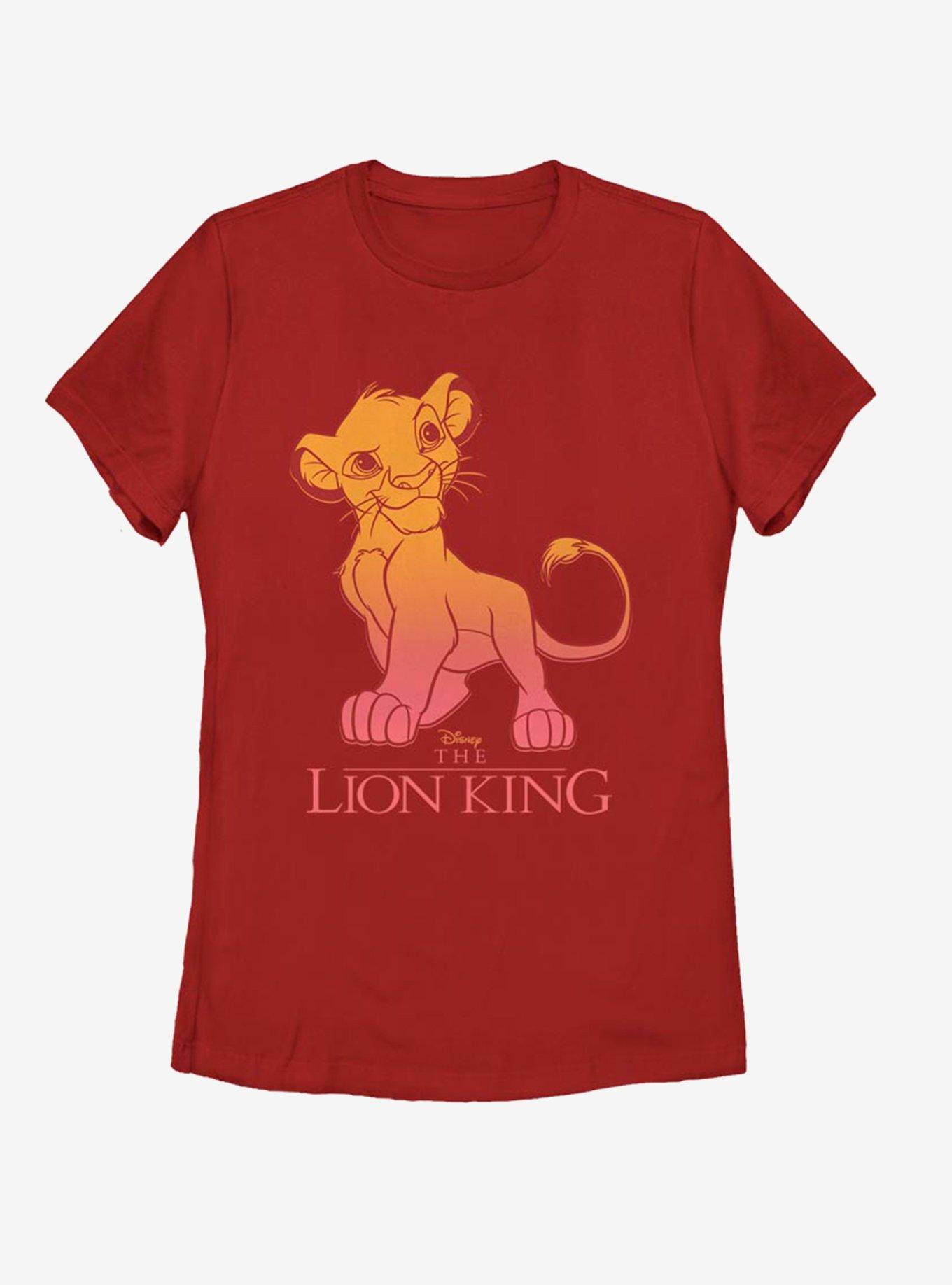 Disney The Lion King Simba Fade Womens T-Shirt, , hi-res