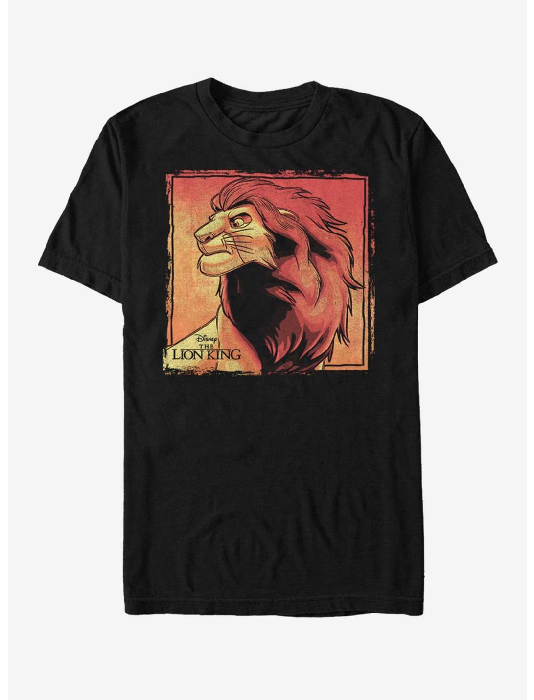 Disney The Lion King Simba The King T-Shirt, BLACK, hi-res