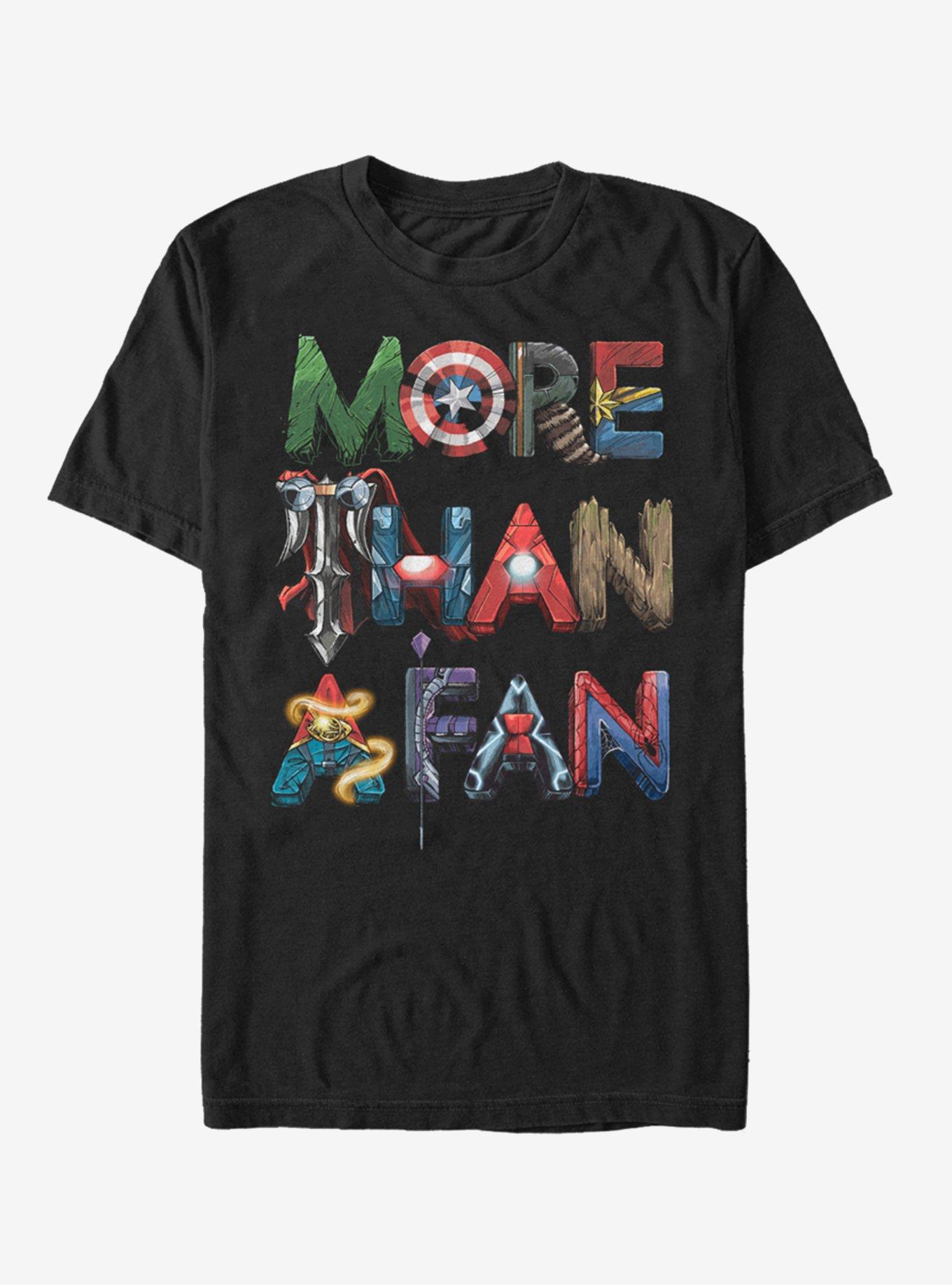 Marvel More Than A Fan Letters T-Shirt, , hi-res