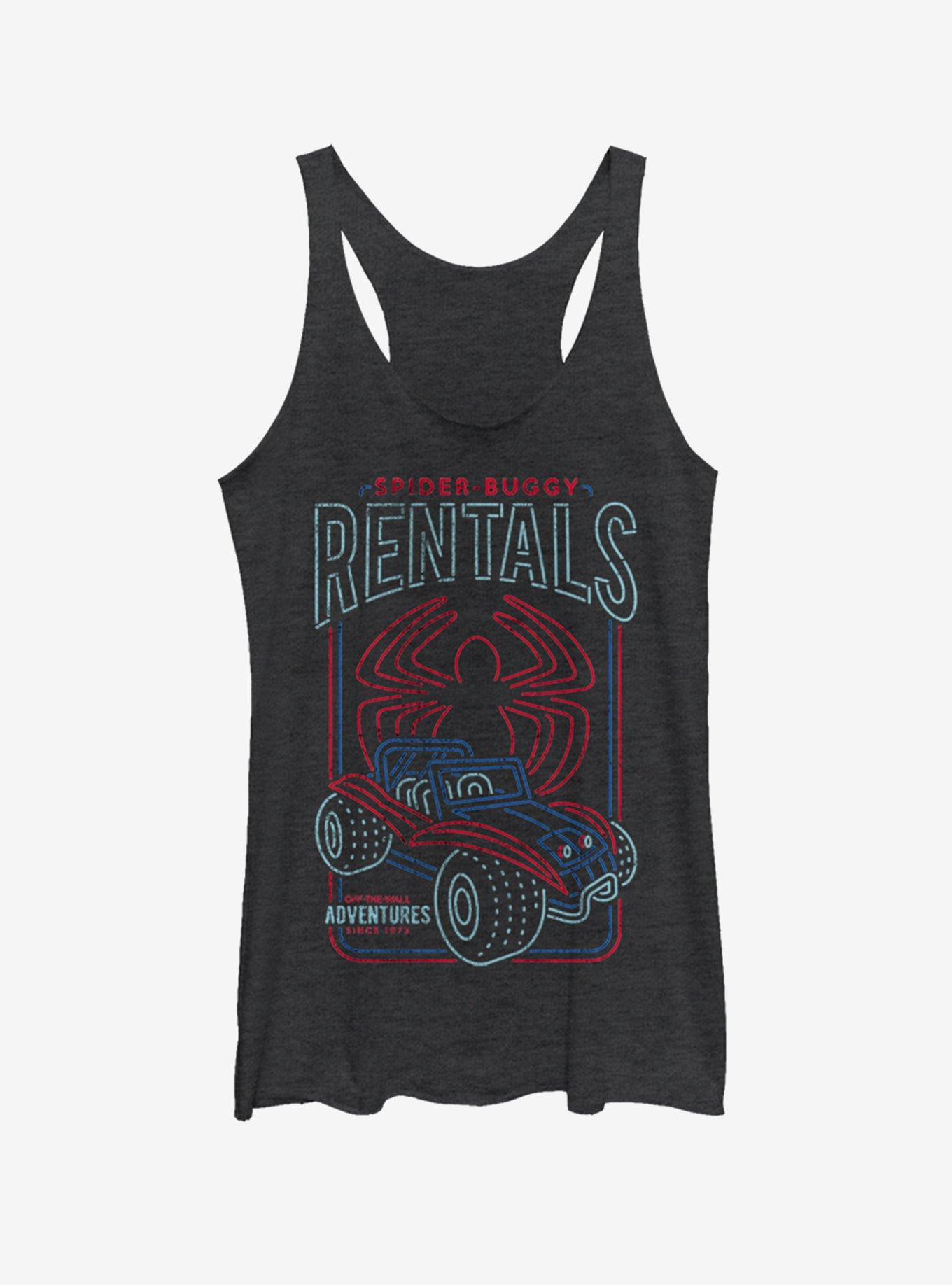 Marvel Spider-Man Spidey-Buggy Rentals Womens Tank Top, BLK HTR, hi-res