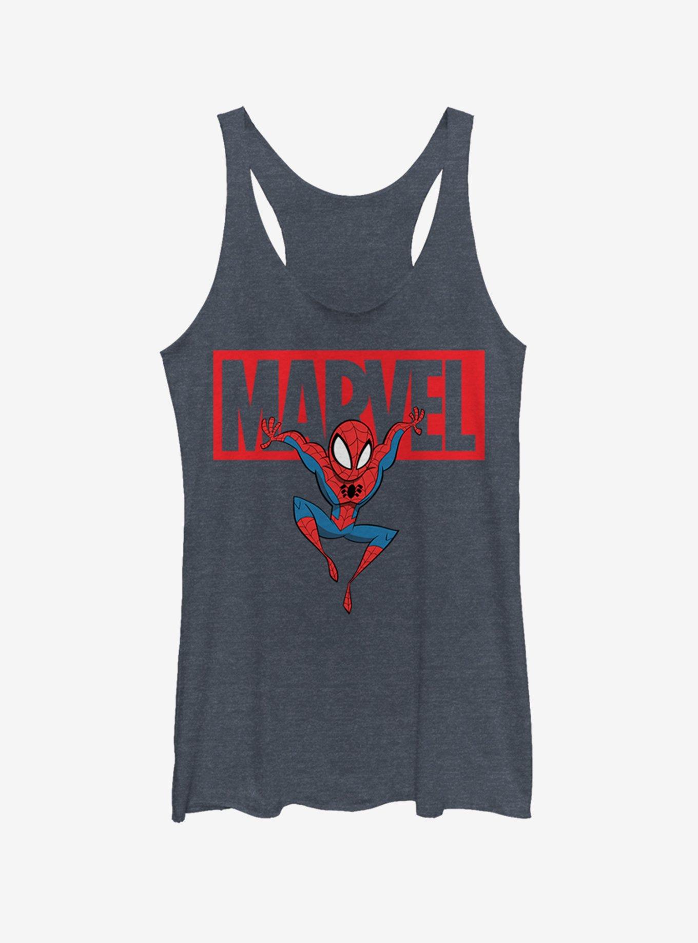 Marvel Spider-Man Brick Spidey Womens Tank Top, , hi-res