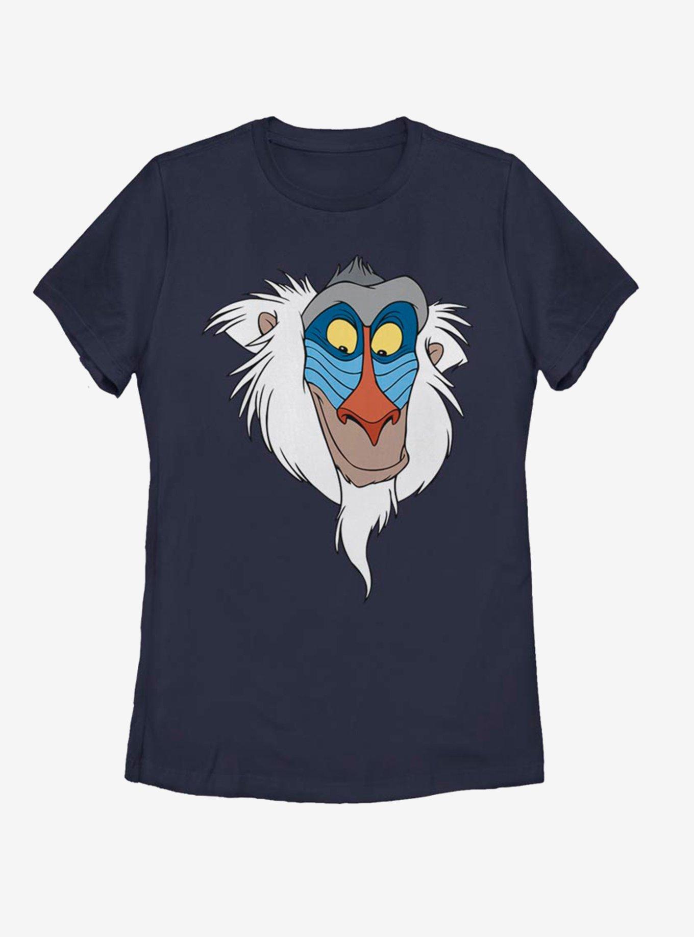 Disney The Lion King Rafiki Face Womens T-Shirt, NAVY, hi-res