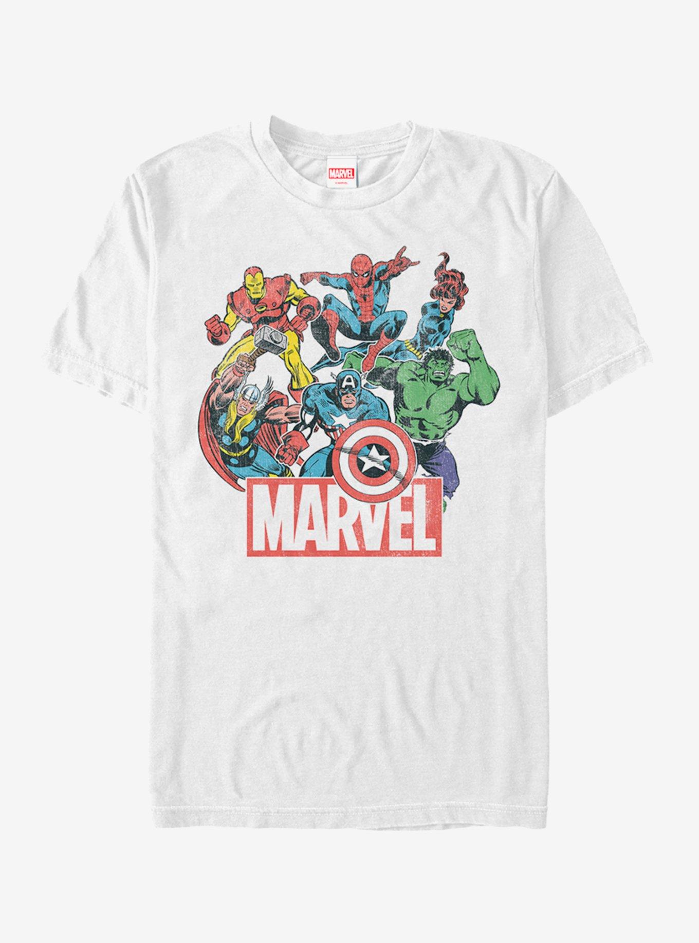 Marvel Avengers Heroes of Today T-Shirt, WHITE, hi-res