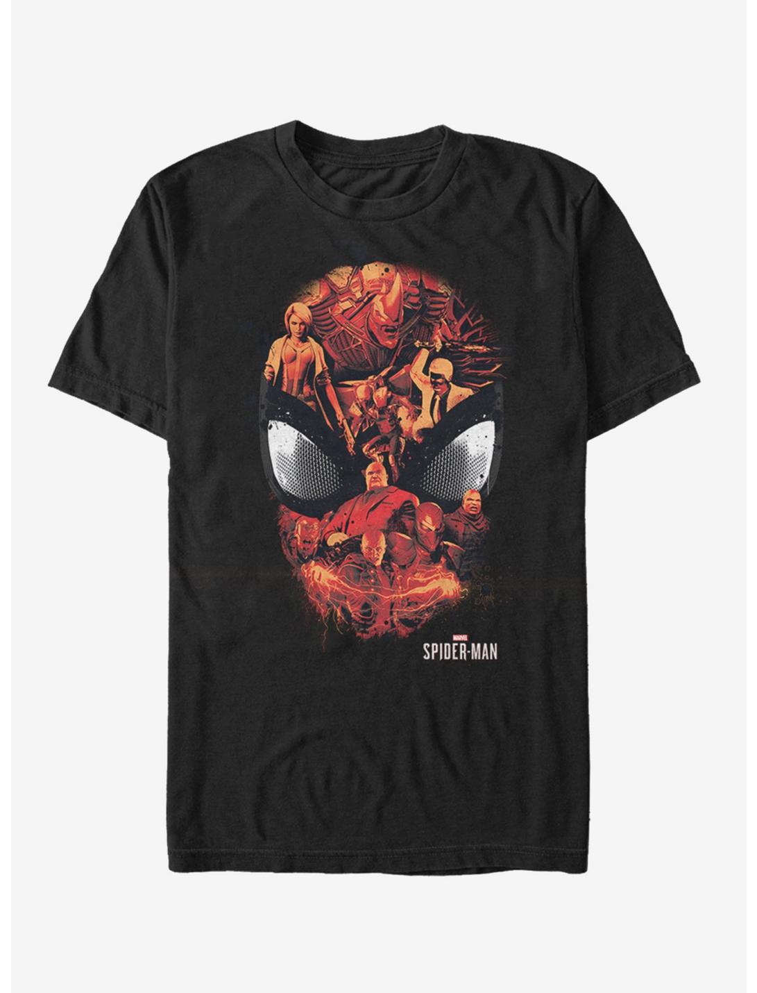 Marvel Spider-Man Spider Villains T-Shirt, BLACK, hi-res