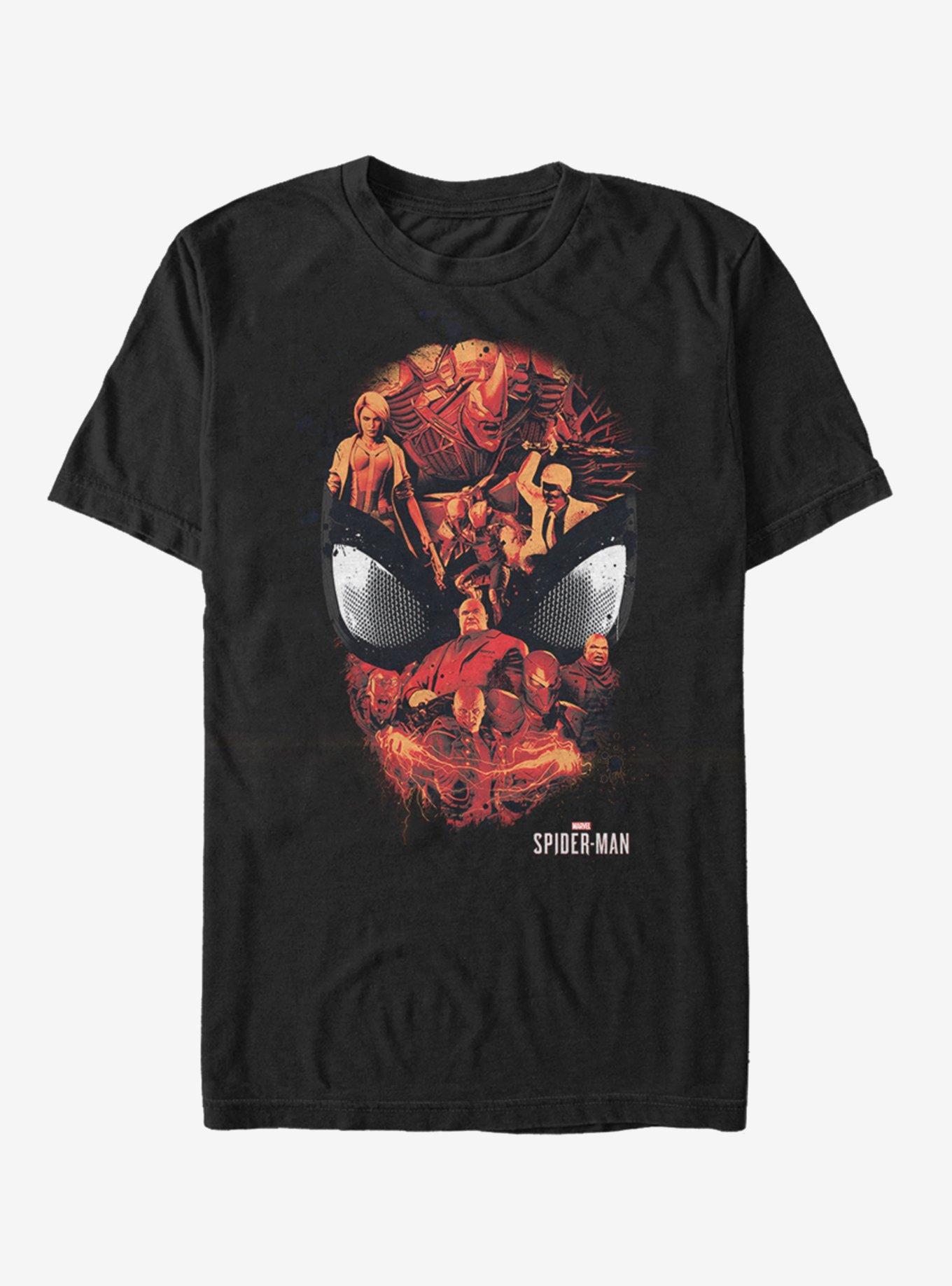 Marvel Spider-Man Spider Villains T-Shirt, BLACK, hi-res