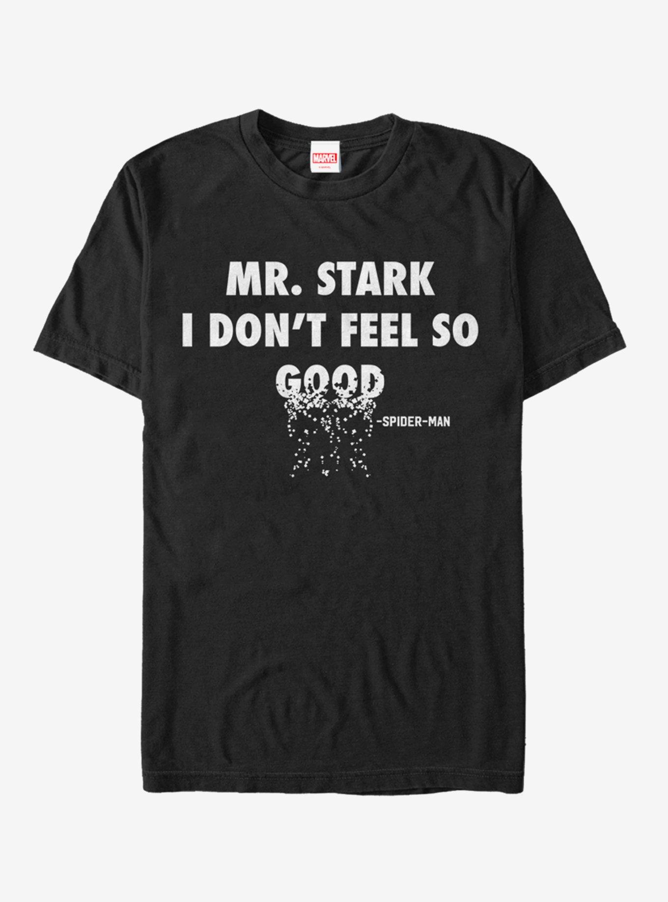 Marvel Avengers: Infinity War Spider-Man Quote T-Shirt, BLACK, hi-res