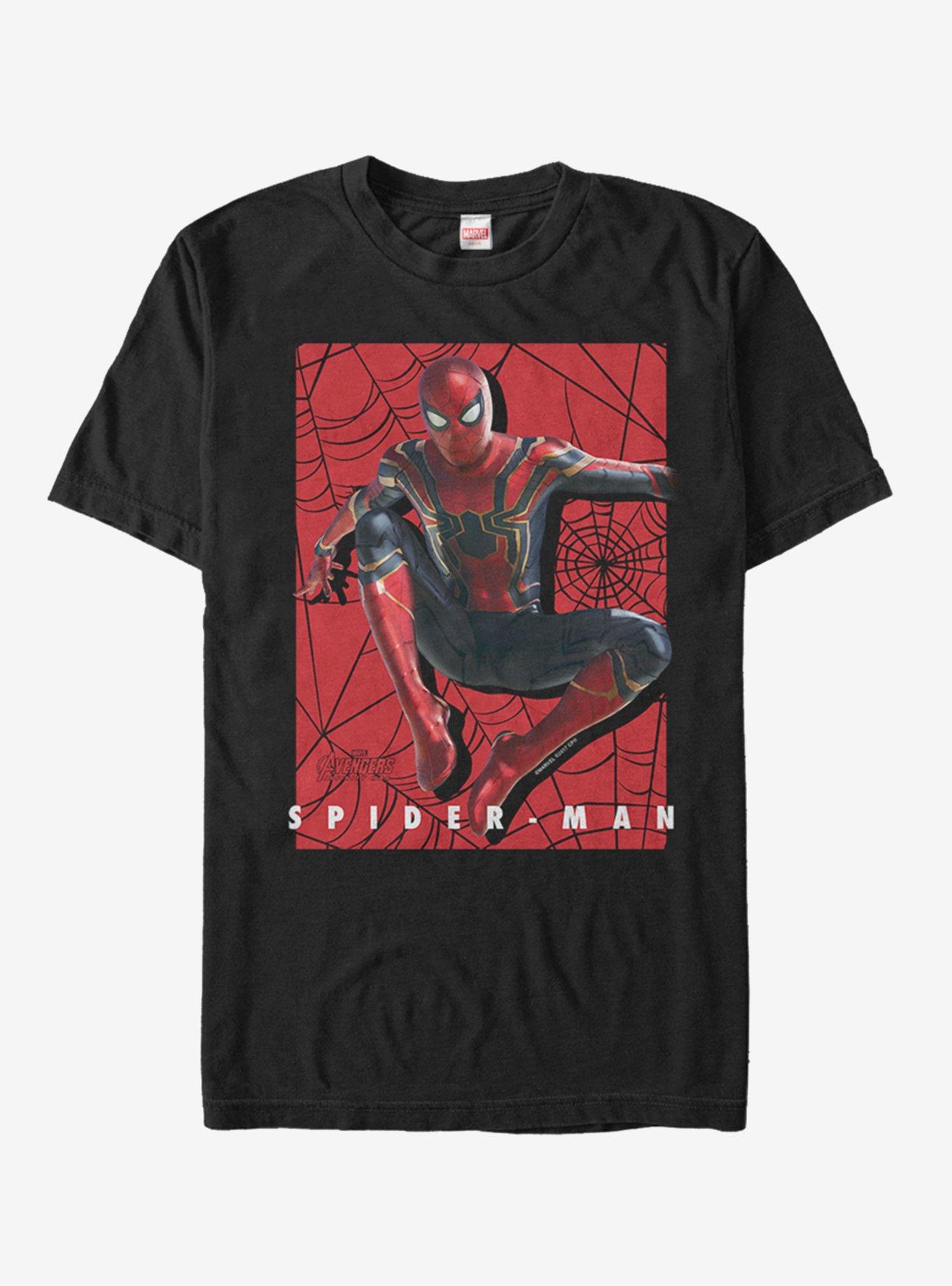 Marvel Spider-Man Web Slinger T-Shirt - BLACK | BoxLunch