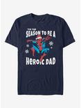 Marvel Spider-Man Heroic Dad T-Shirt, NAVY, hi-res