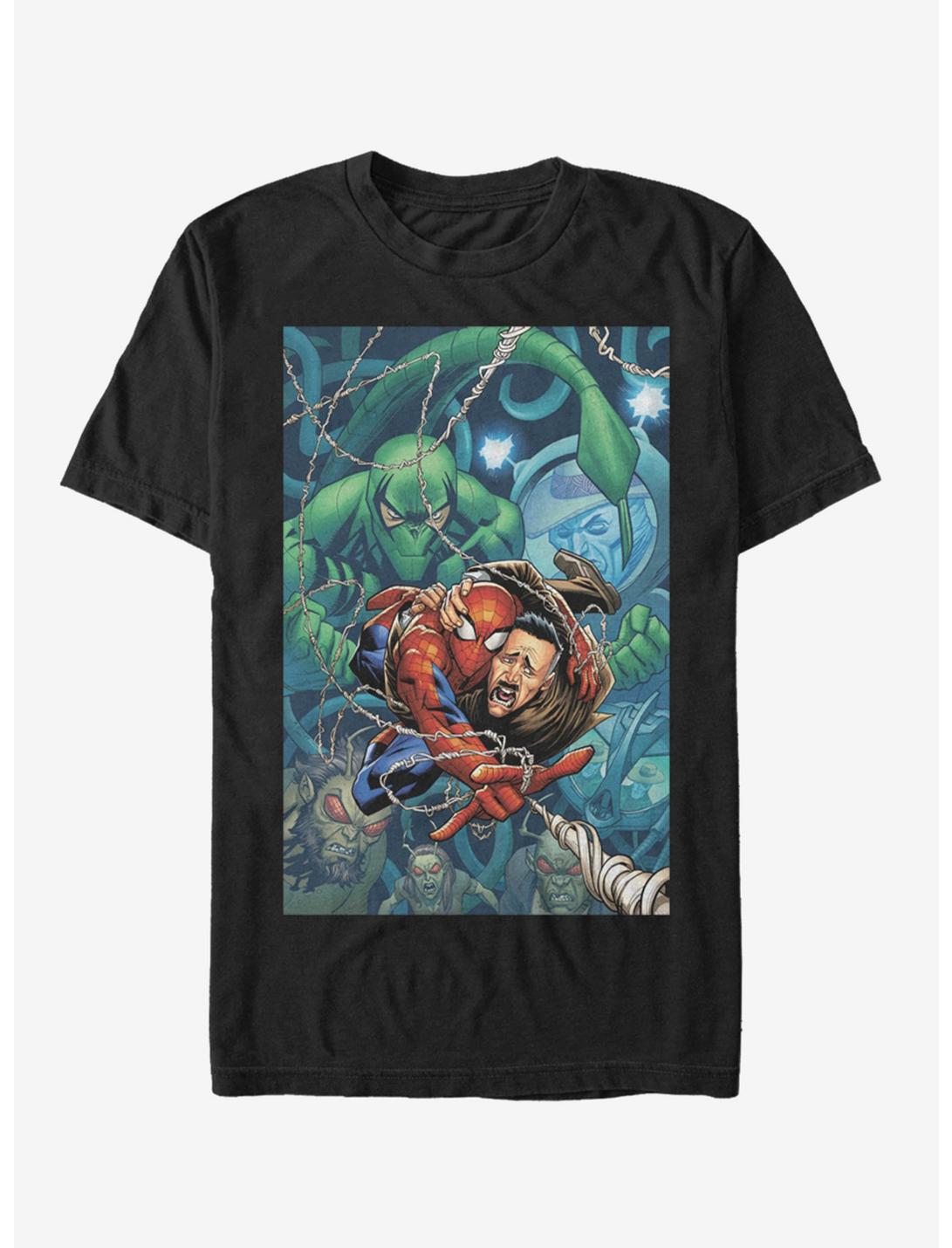 Marvel Spider-Man Escape T-Shirt, BLACK, hi-res