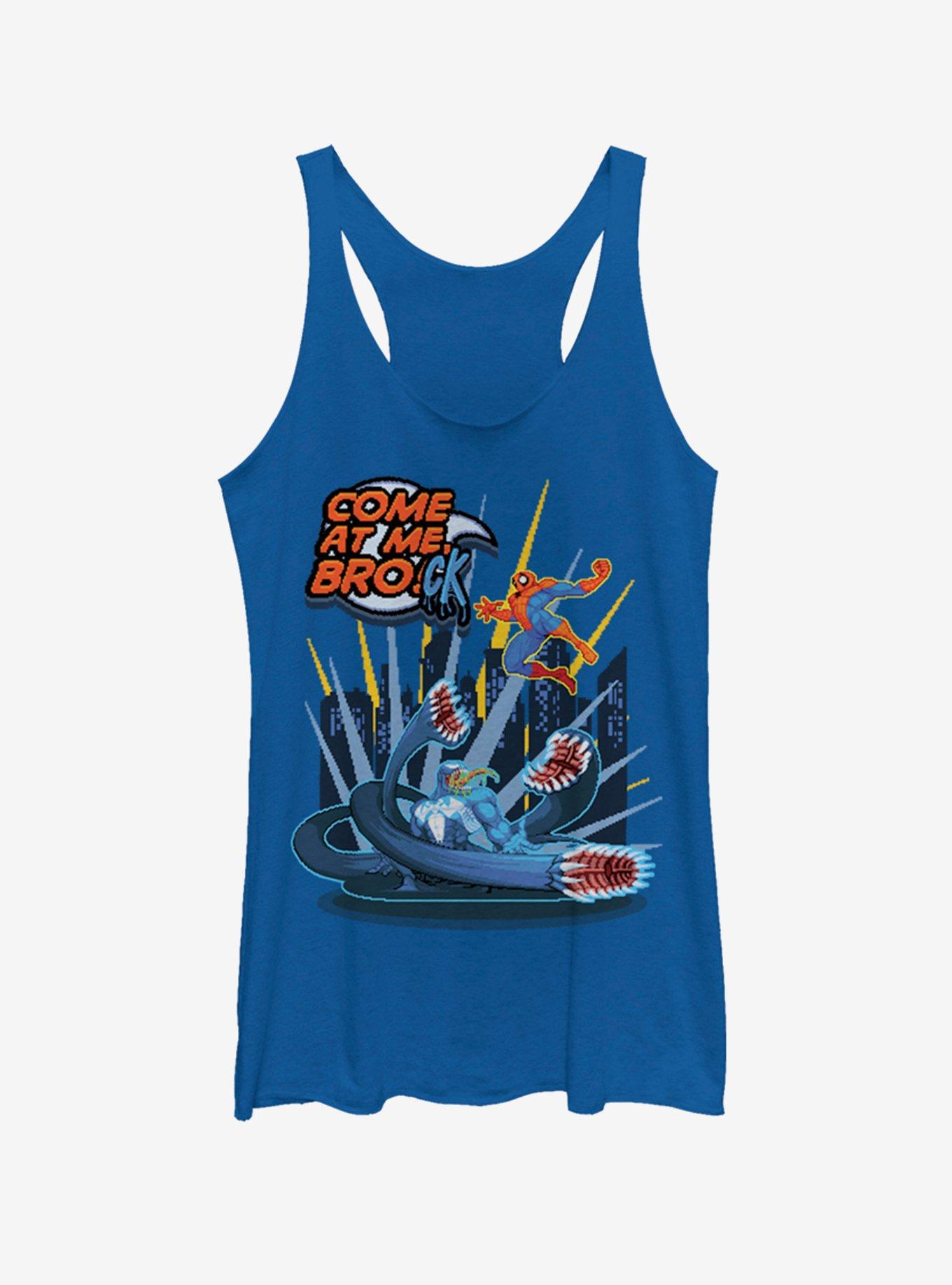 Marvel Spider-Man Come At Me Brock Womens Tank Top, ROY HTR, hi-res