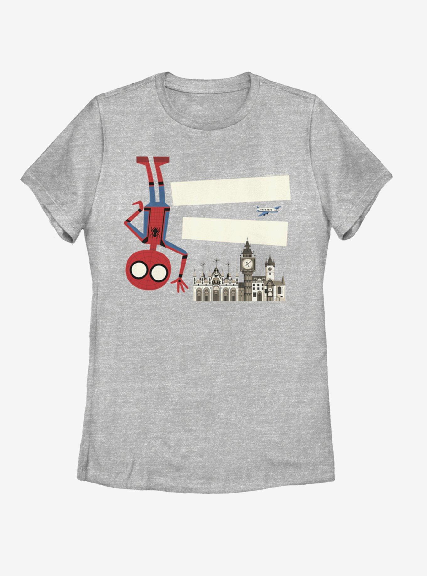 Marvel Spider-Man: Far From Home Spidey London Womens T-Shirt, ATH HTR, hi-res