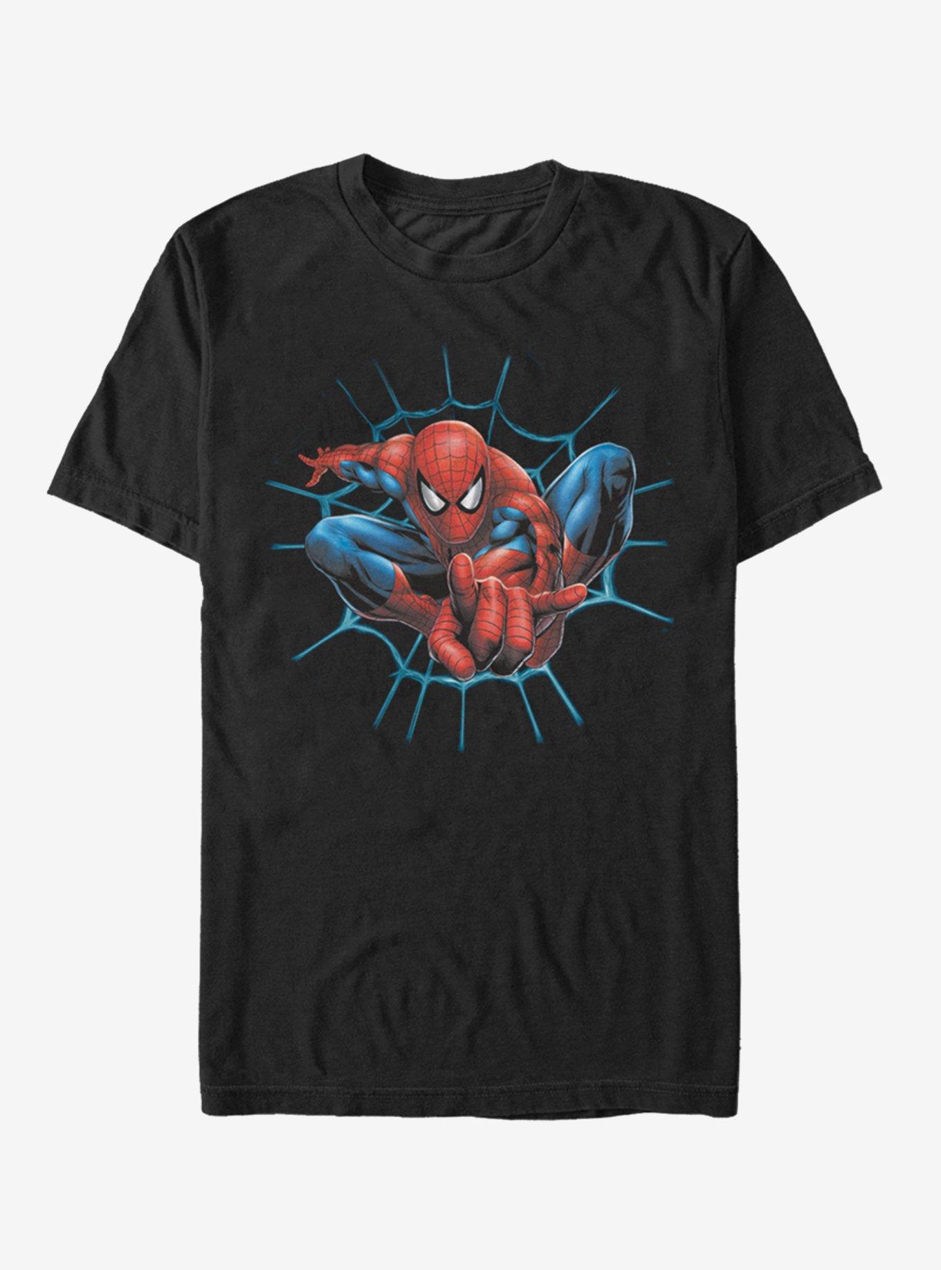 Marvel SpiderMan  Slinger TShirt BLACK BoxLunch