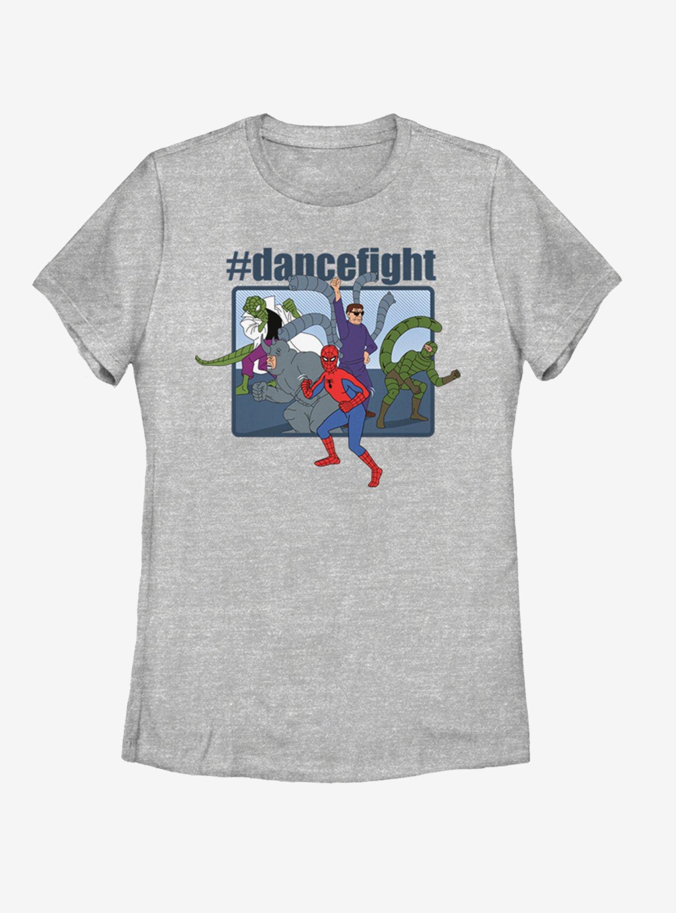 Marvel Spider-Man Dance Fight Womens T-Shirt, , hi-res