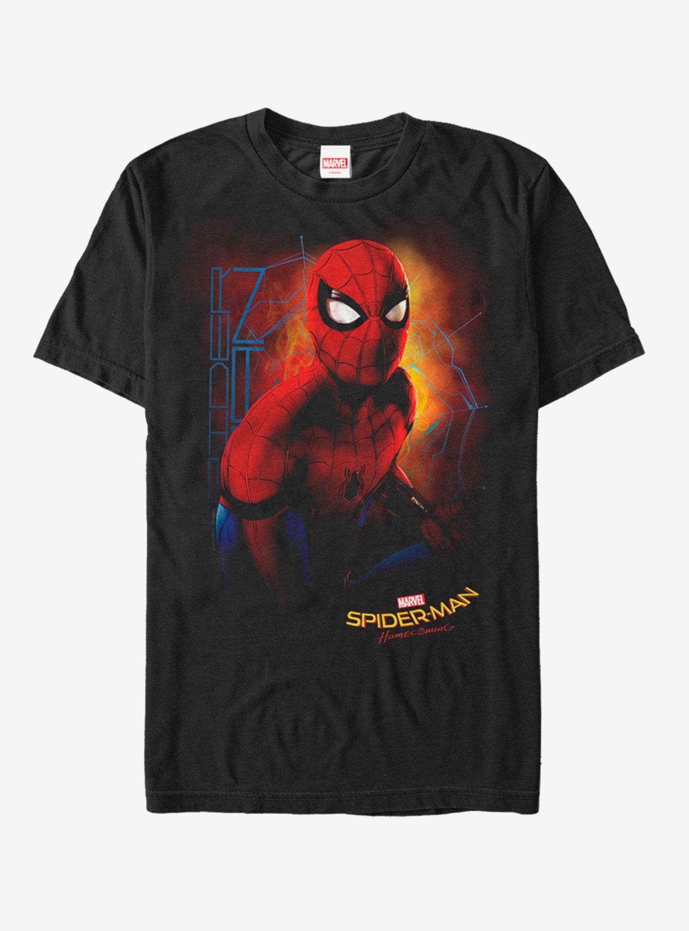 Marvel Spider-Man Spidey Smoke T-Shirt, BLACK, hi-res