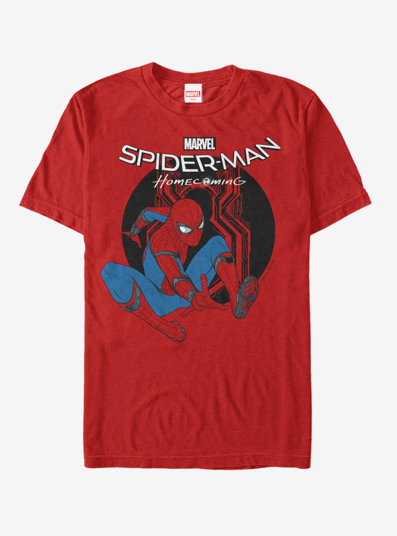 Marvel SpiderMan  Slinger TShirt RED BoxLunch