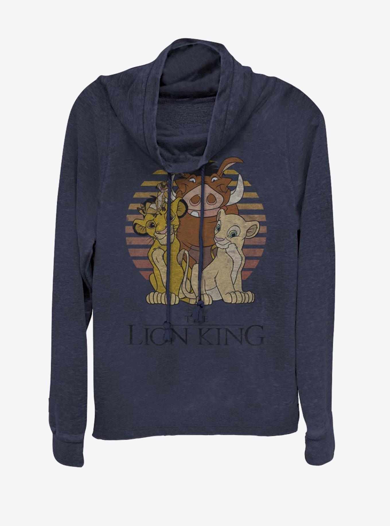 Disney The Lion King Holiday Cowlneck Long-Sleeve Womens Top , , hi-res