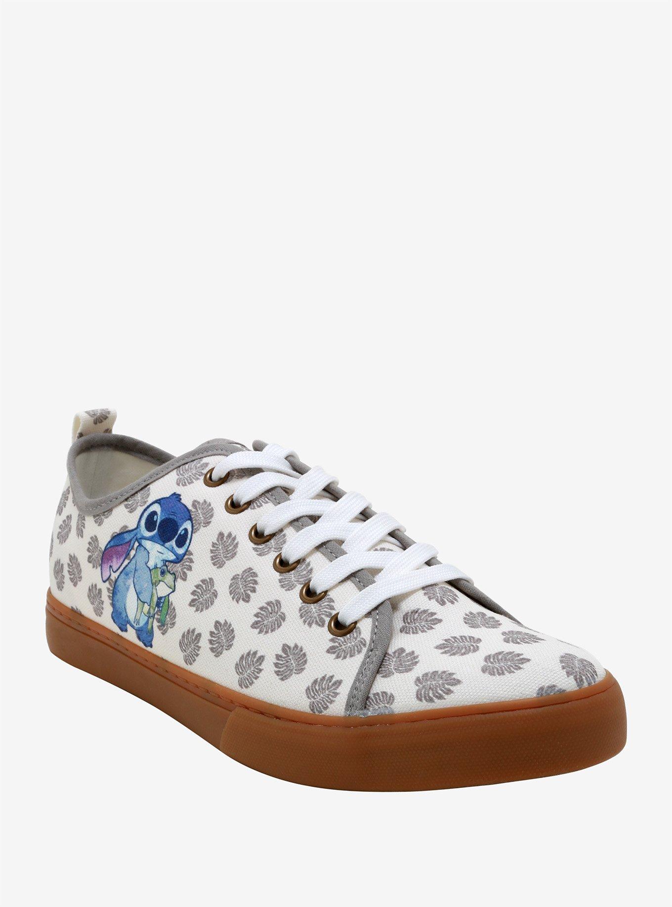 Disney Lilo & Stitch Frog Leaf Canvas Sneakers | Hot Topic