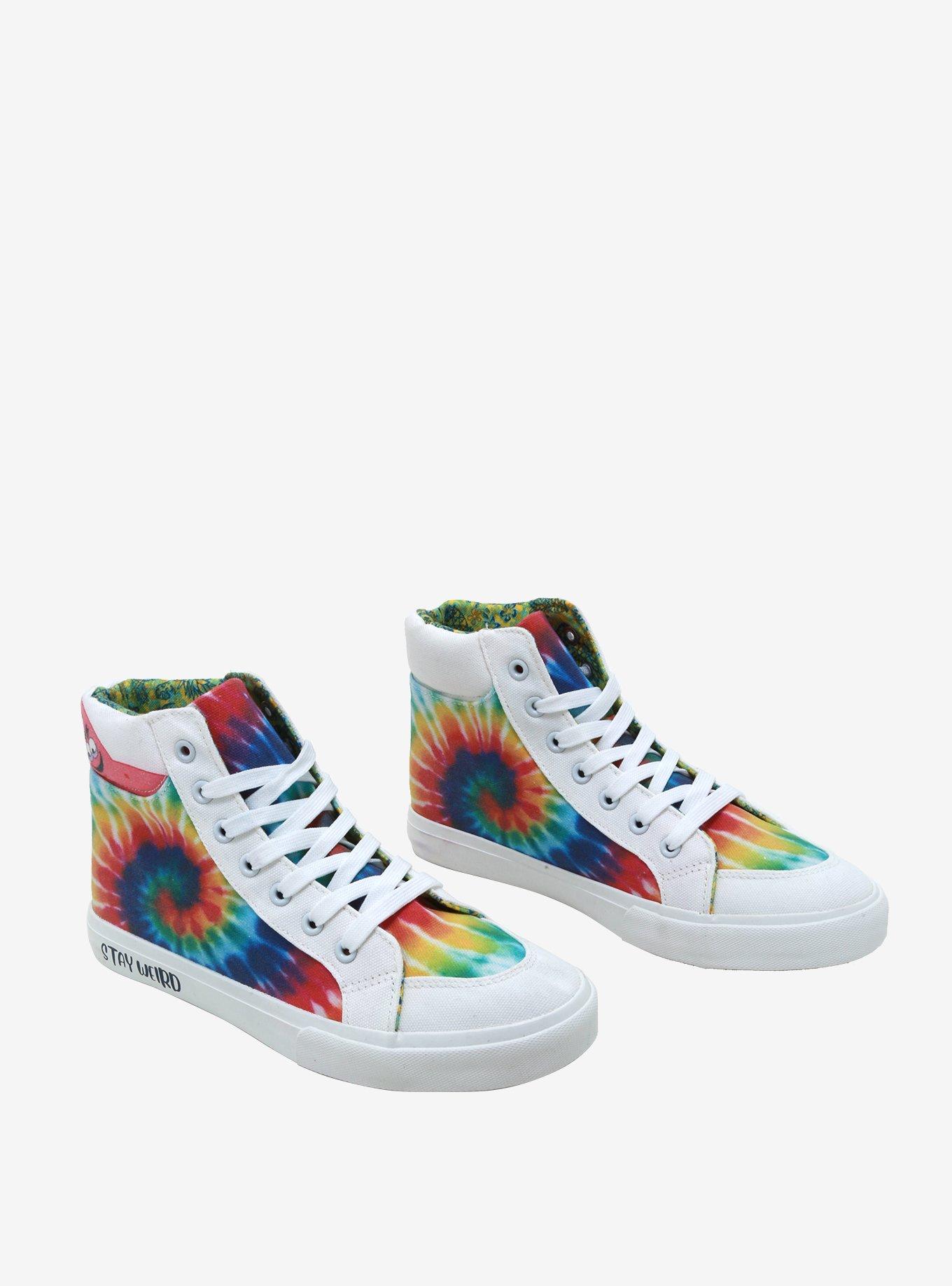 SpongeBob SquarePants Tie-Dye Hi-Top Sneakers, MULTI, hi-res