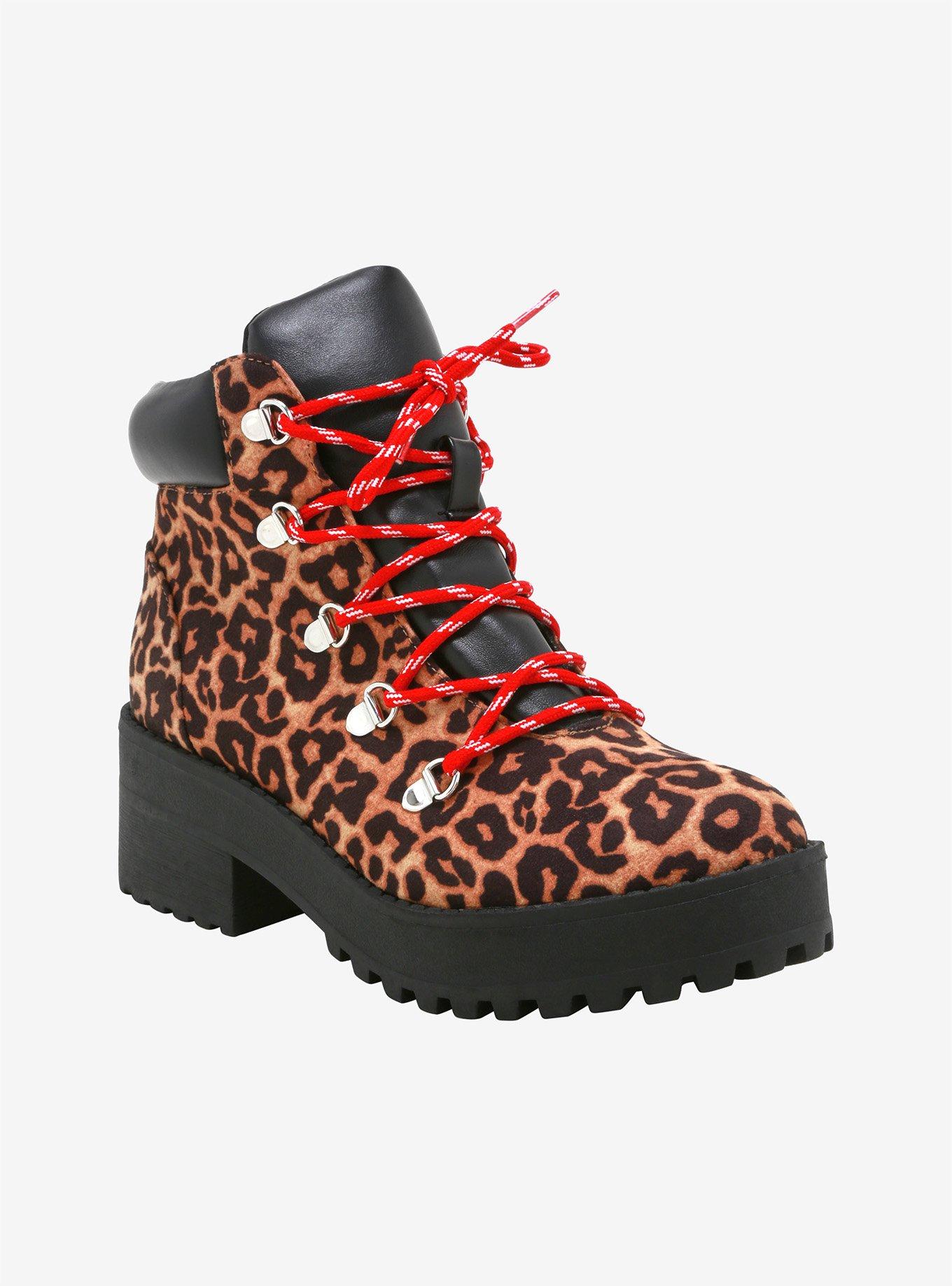 Wild N Out Leopard Print Boots | Hot Topic