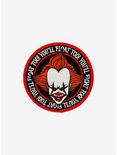 IT Pennywise You'll Float Too Patch, , hi-res