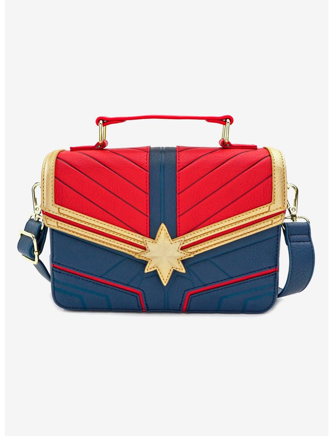 Loungefly Marvel Captain Marvel Crossbody Bag, , hi-res