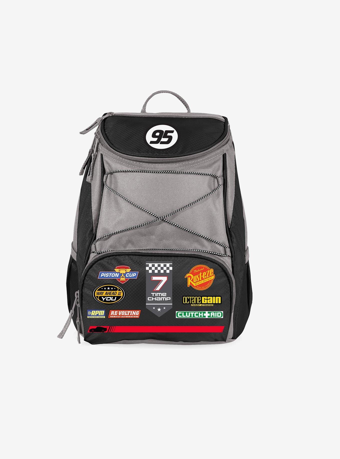 Disney Cars Lightning Mcqueen 16 Backpack And Lunch Box Set For