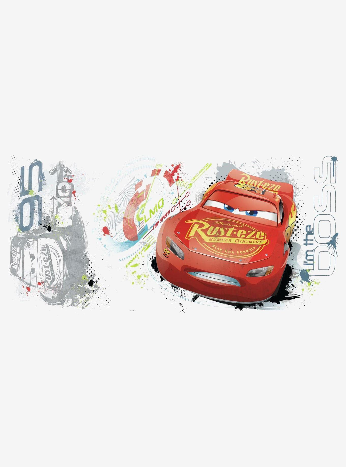 Disney Pixaar Cars 3 Lightning Mcqueen Peel And Stick Wall Graphic, , hi-res