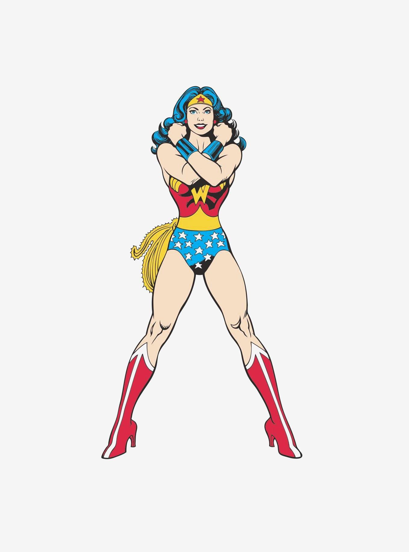 DC Comics Classic Wonder Woman Peel And Stick Giant Wall Decals, , hi-res