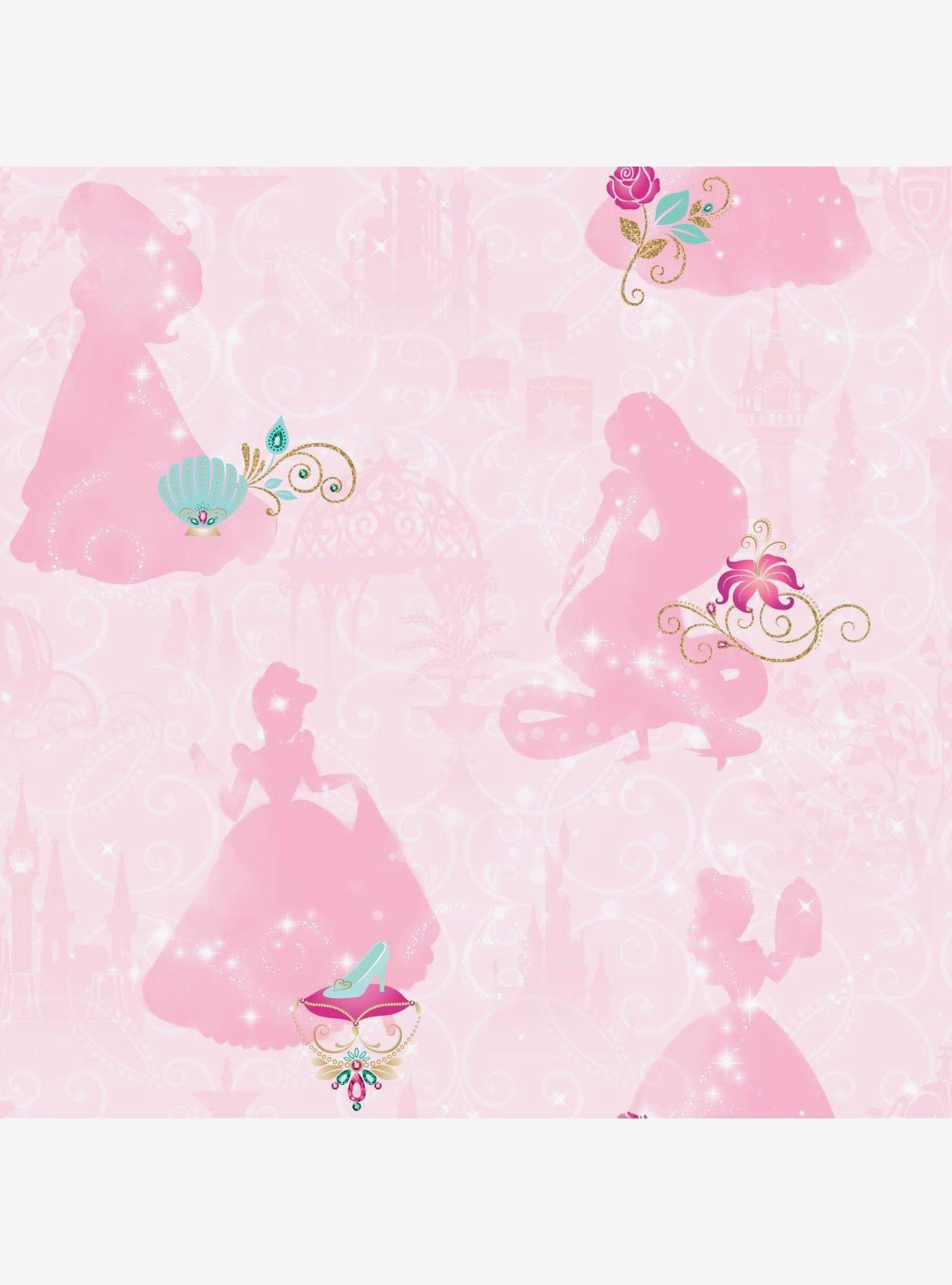 Disney Princesses Peel & Stick Wallpaper, , hi-res