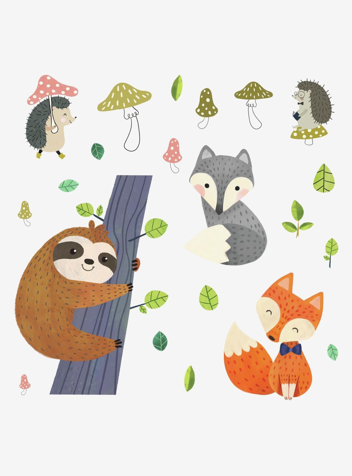 Forest Friends Peel And Stick Giant Wall Decals