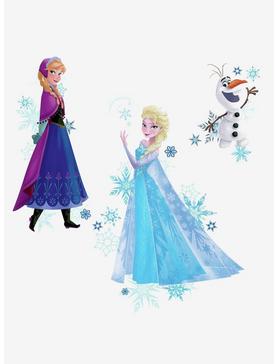Disney Frozen Anna, Elsa, And Olaf Peel And Stick Giant Wall Decals, , hi-res