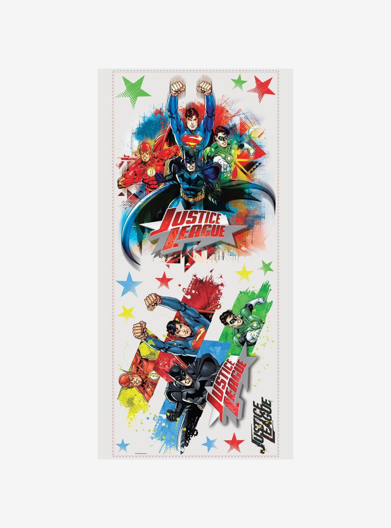 DC Comics Justice League Peel & Stick Giant Wall Decals, , hi-res