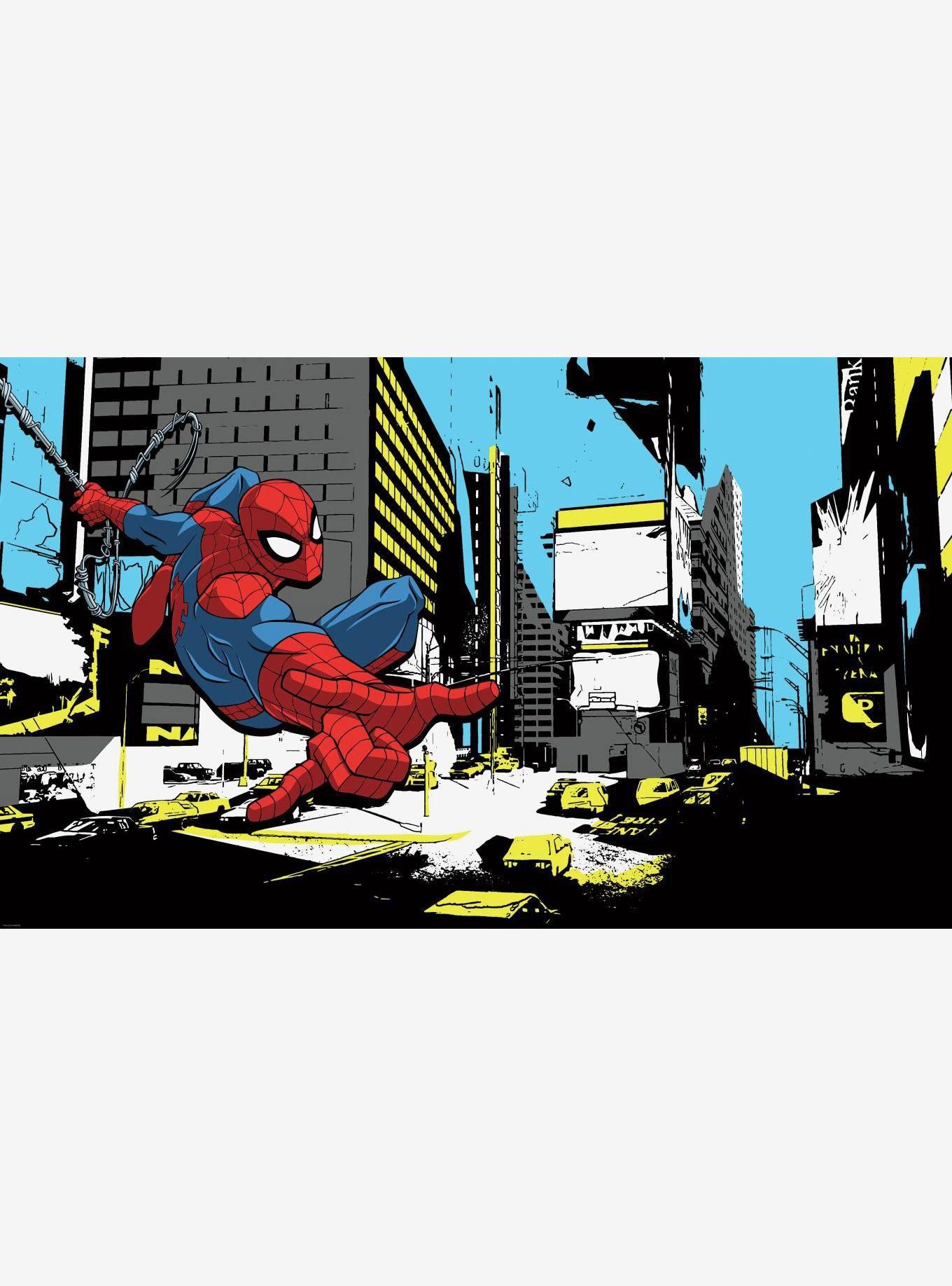 Marvel Spiderman Classic Peel & Stick Mural, , hi-res