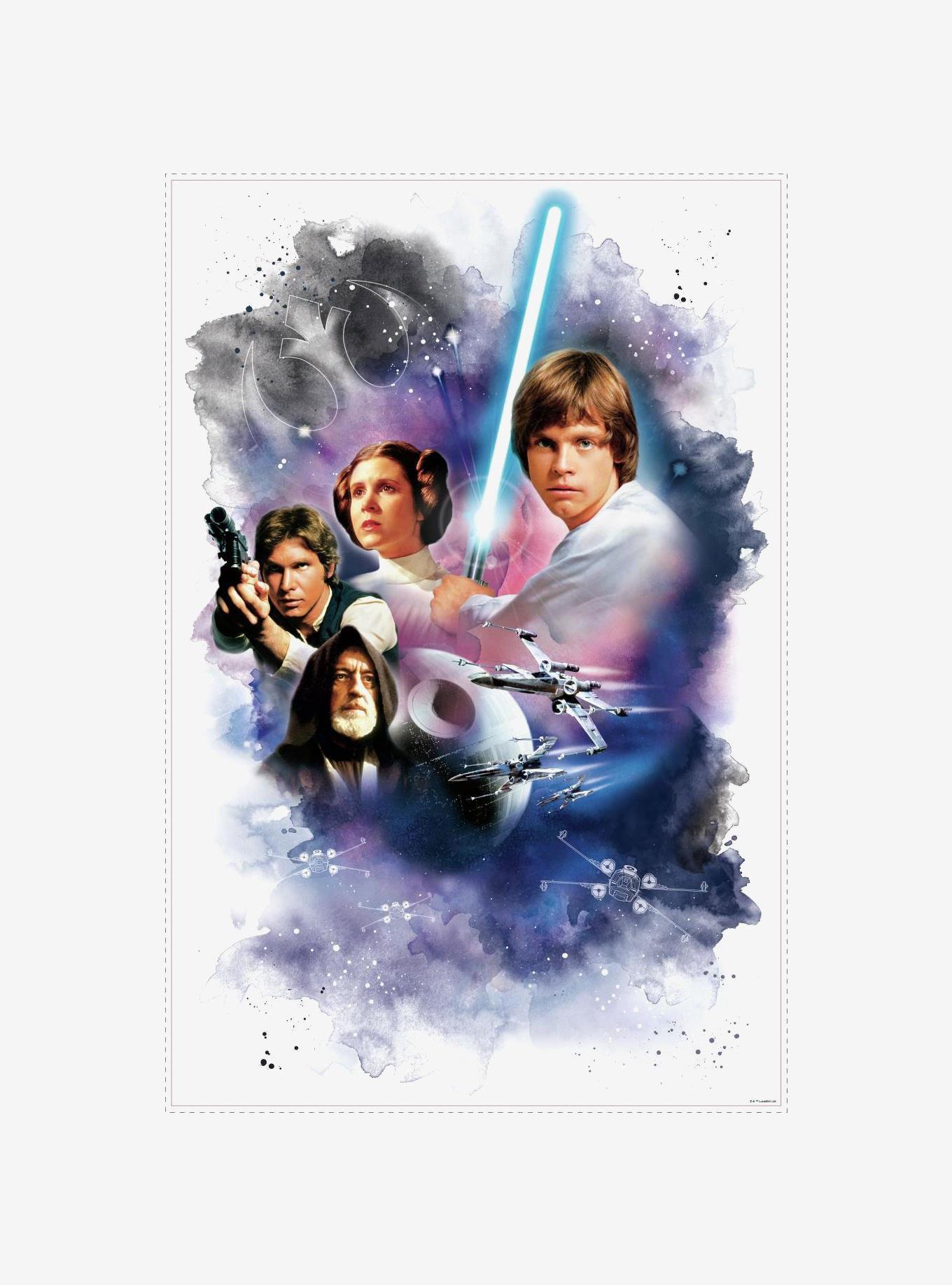 Star Wars Classic Mega Peel And Stick Giant Wall Decals, , hi-res