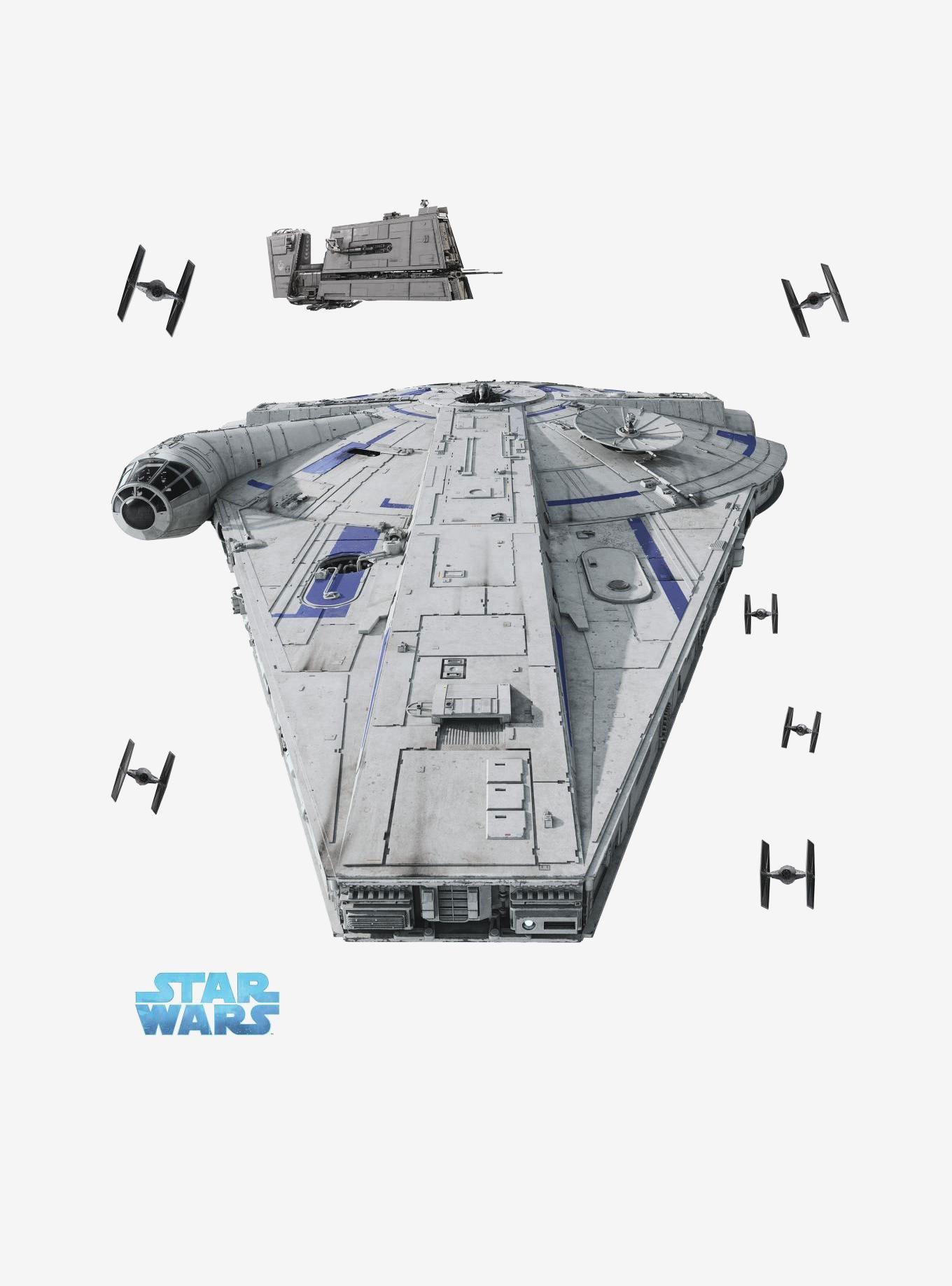 Star Wars Han Solo Millennium Falcon Giant Wall Decal, , hi-res