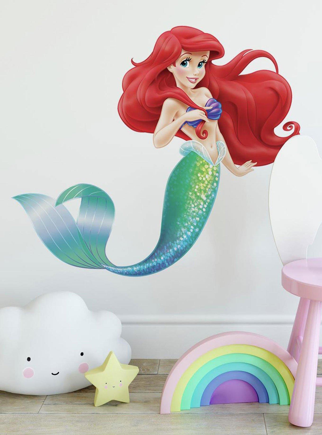 Disney The Little Mermaid Peel And Stick Giant Wall Decals, , hi-res