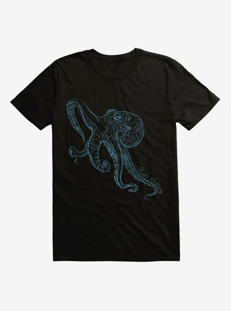 HT Creators: David's Doodles Octopus Line Art T-Shirt | Hot Topic