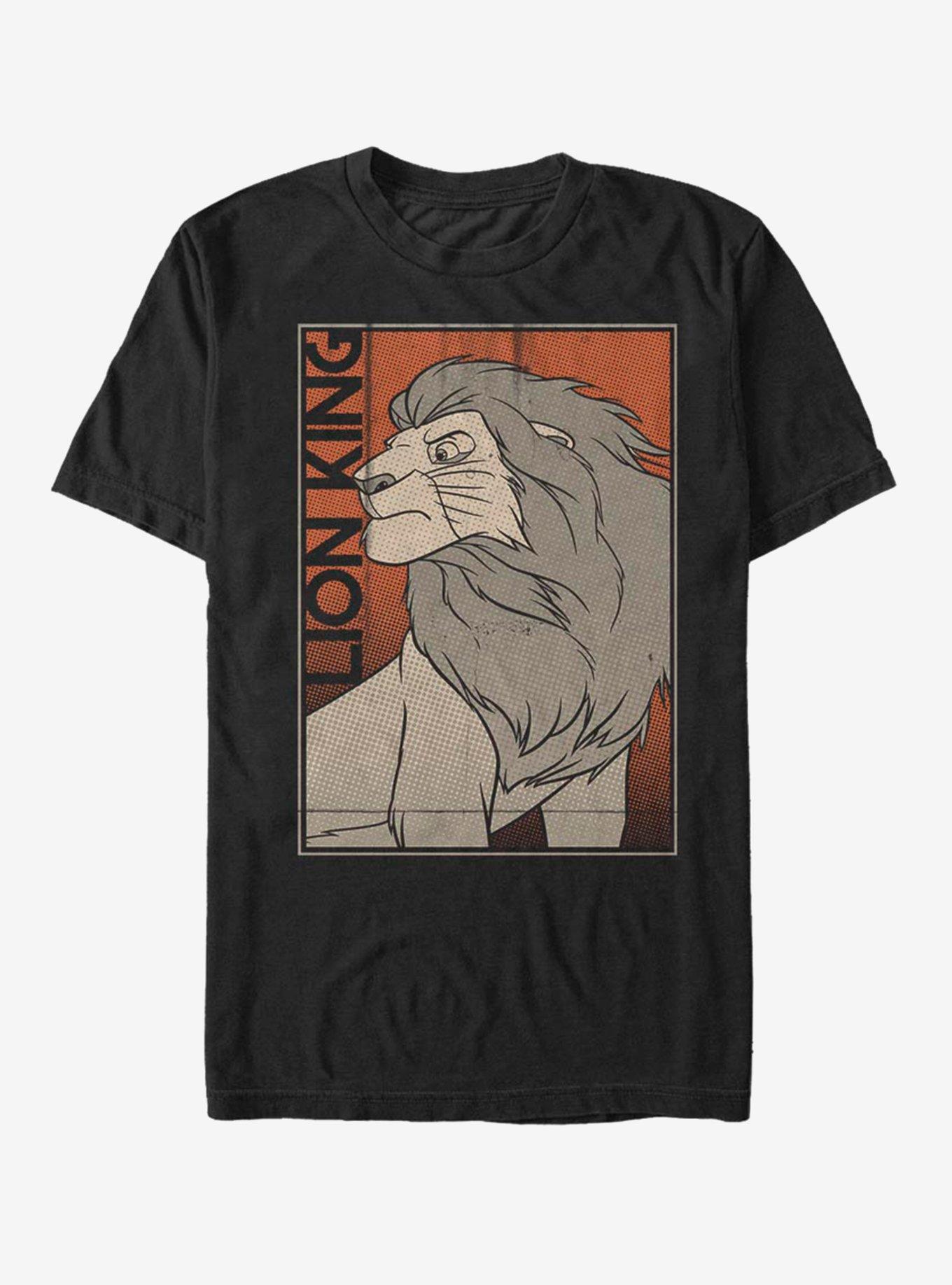 Disney The Lion King Comic King T-Shirt, BLACK, hi-res