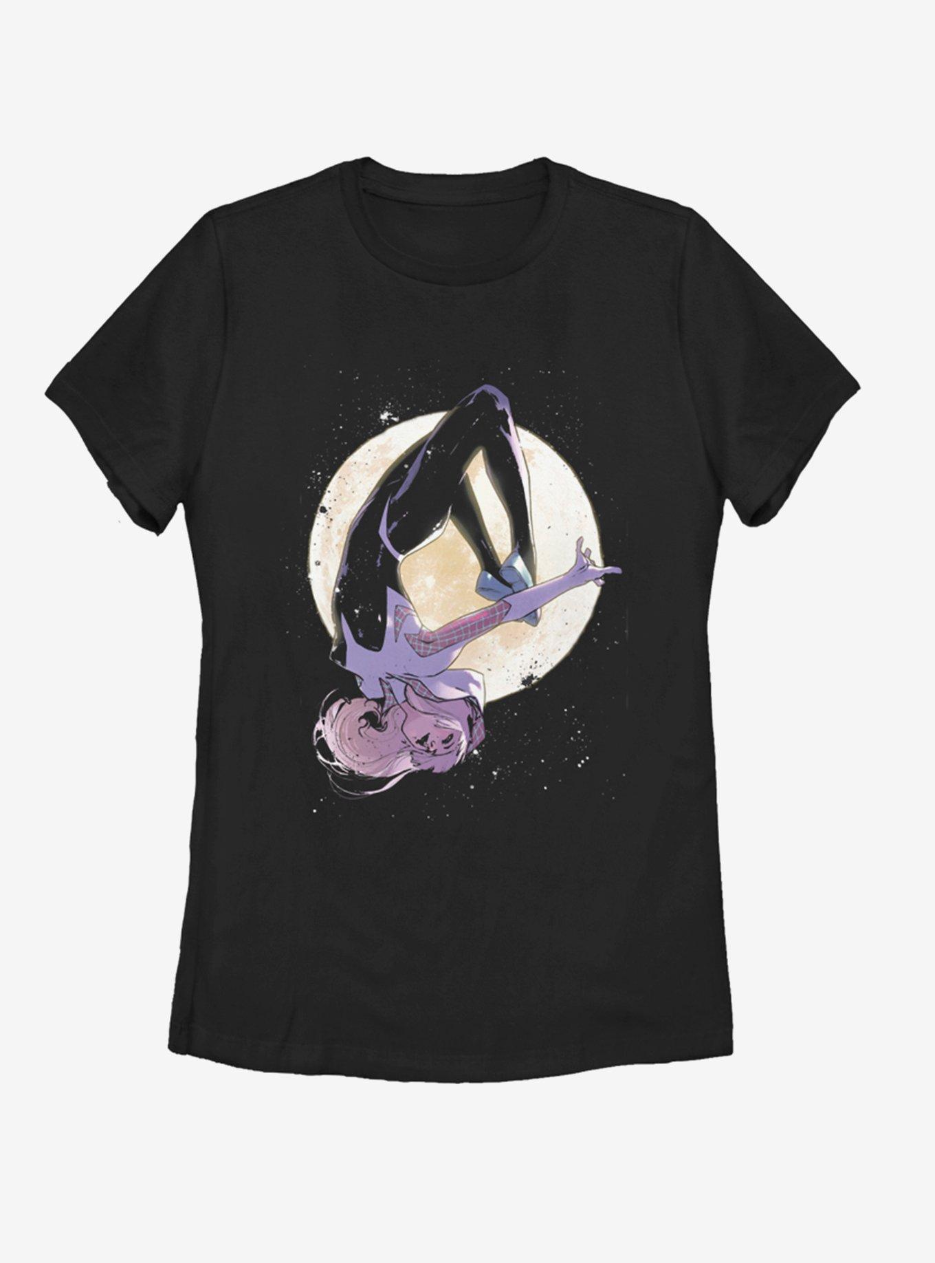 Marvel Spider-Man Spider-Gwen Moon Flip Womens T-Shirt, , hi-res