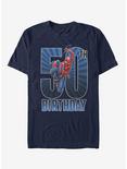 Marvel Spider-Man Spider-Man 50th Birthday T-Shirt, NAVY, hi-res