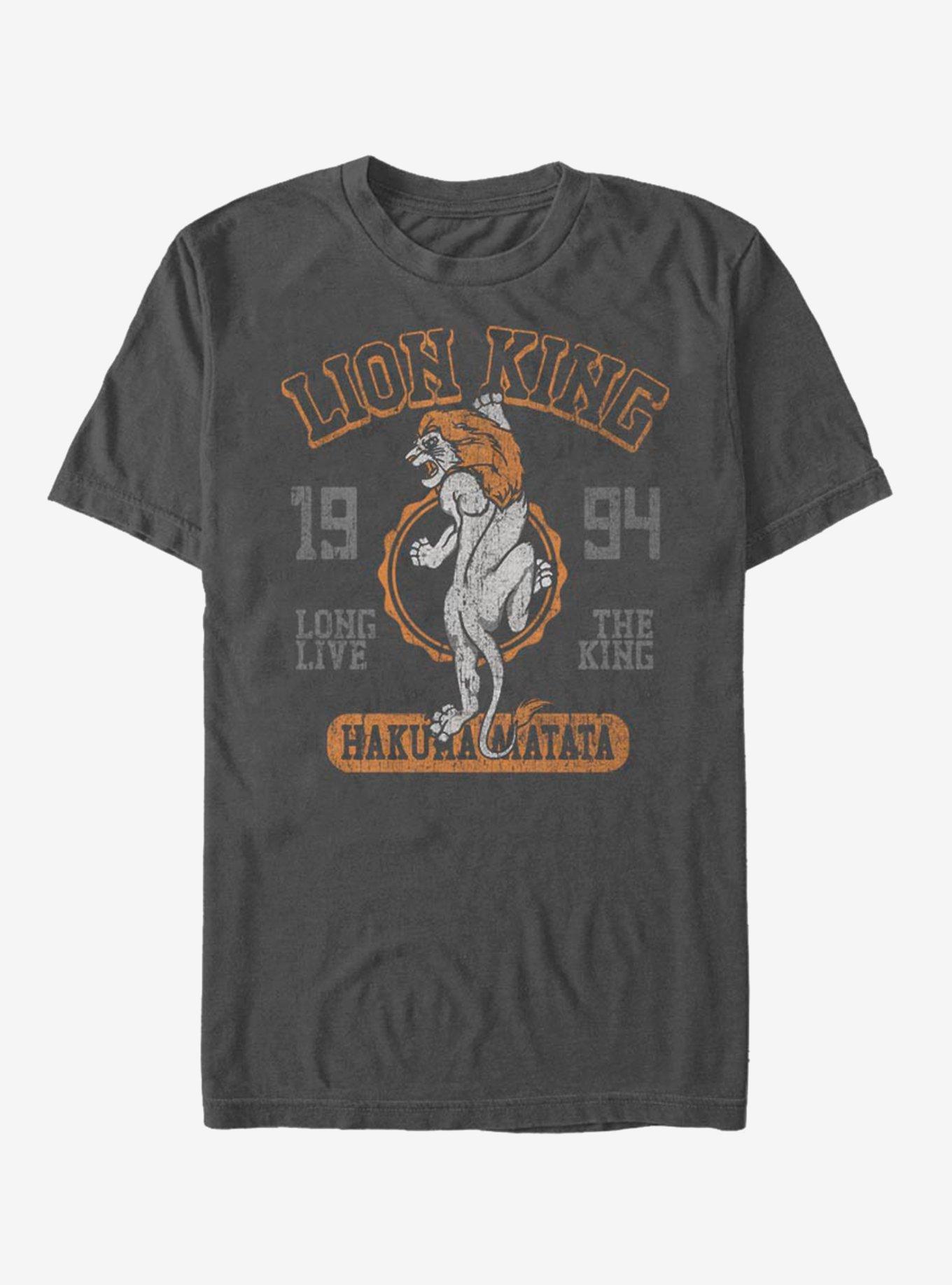 Disney The Lion King King Varsity T-Shirt, CHARCOAL, hi-res