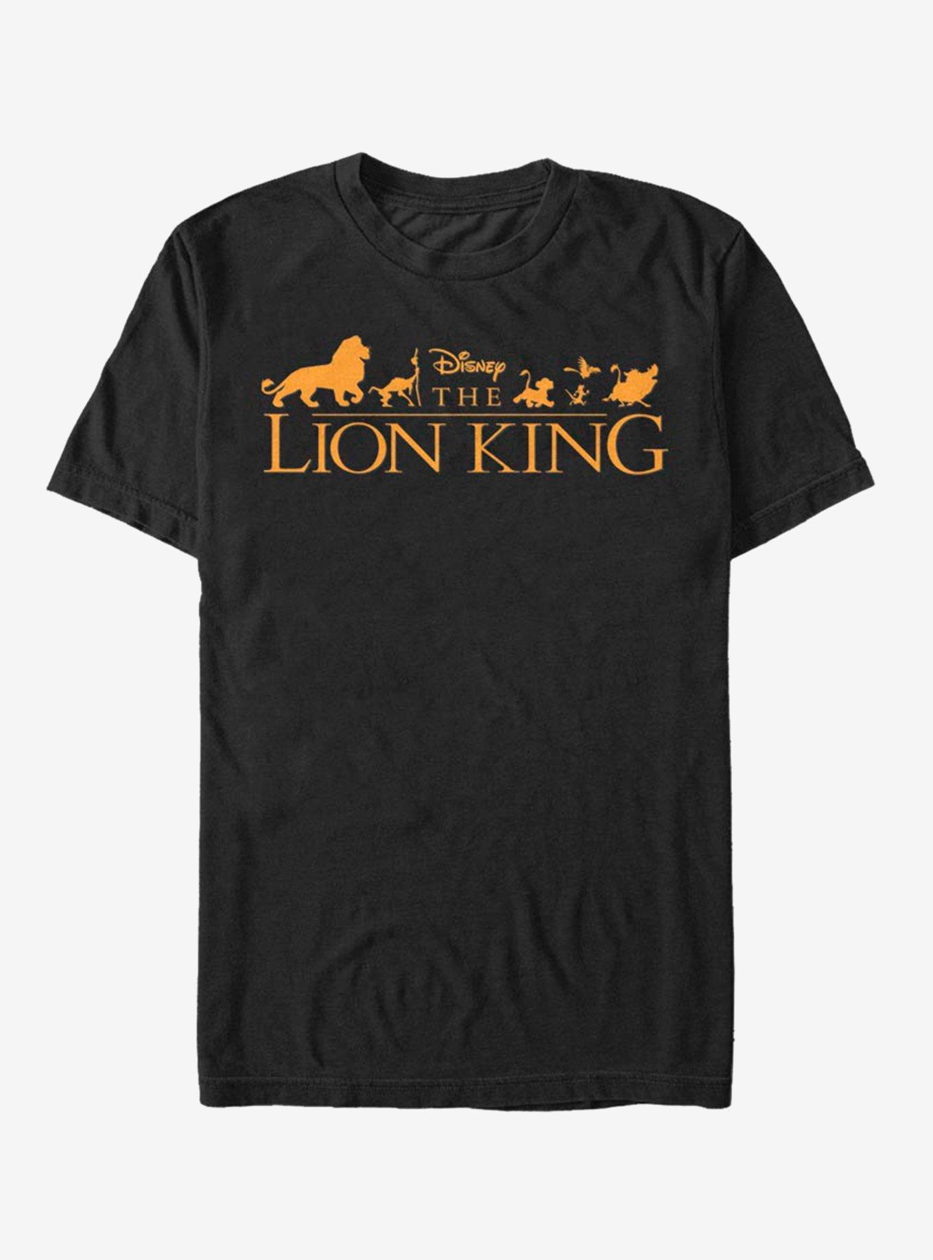 Disney The Lion King Film Logo T-Shirt - BLACK | BoxLunch