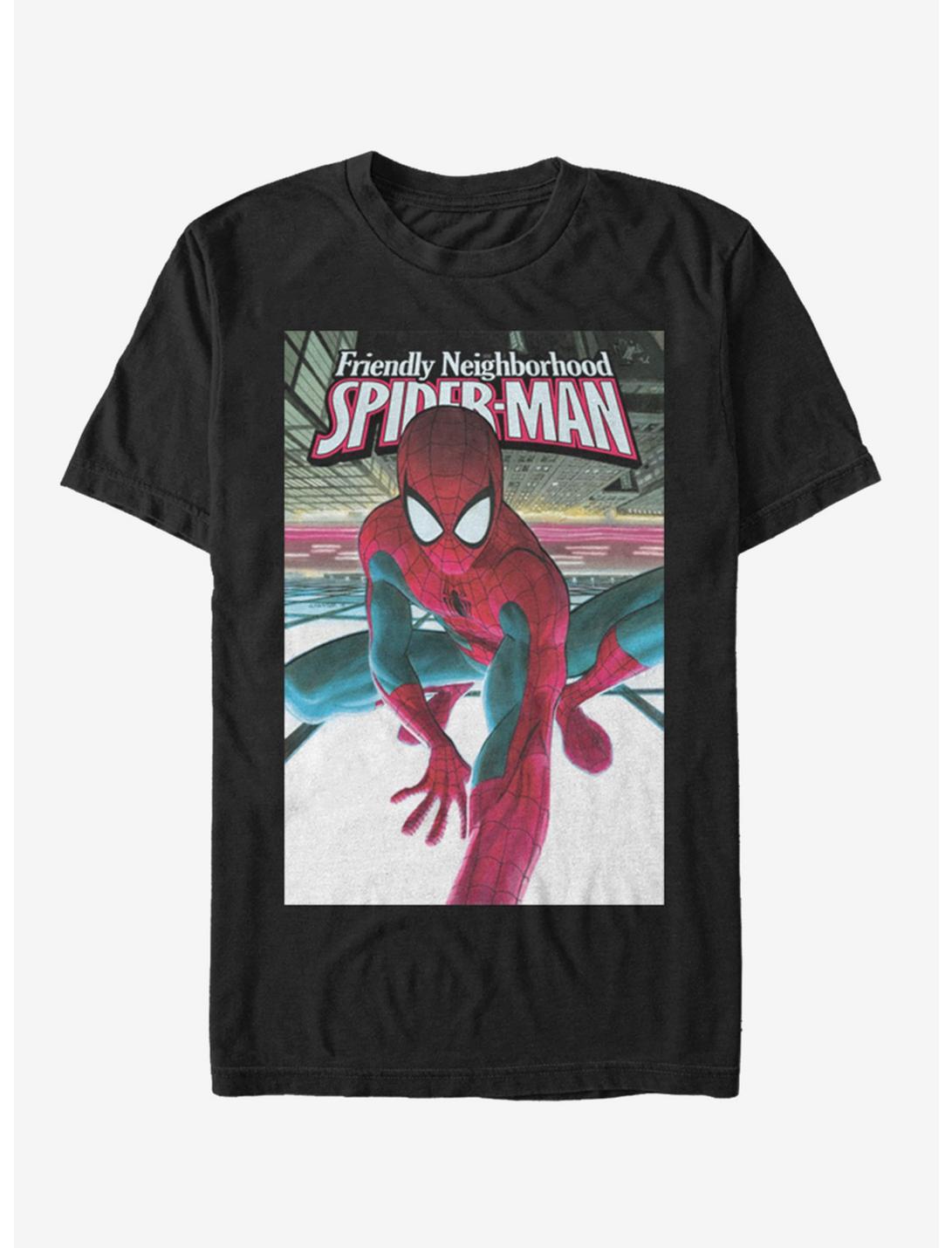 Marvel Spider-Man Friendly Neighborhood Spider-Man T-Shirt, BLACK, hi-res